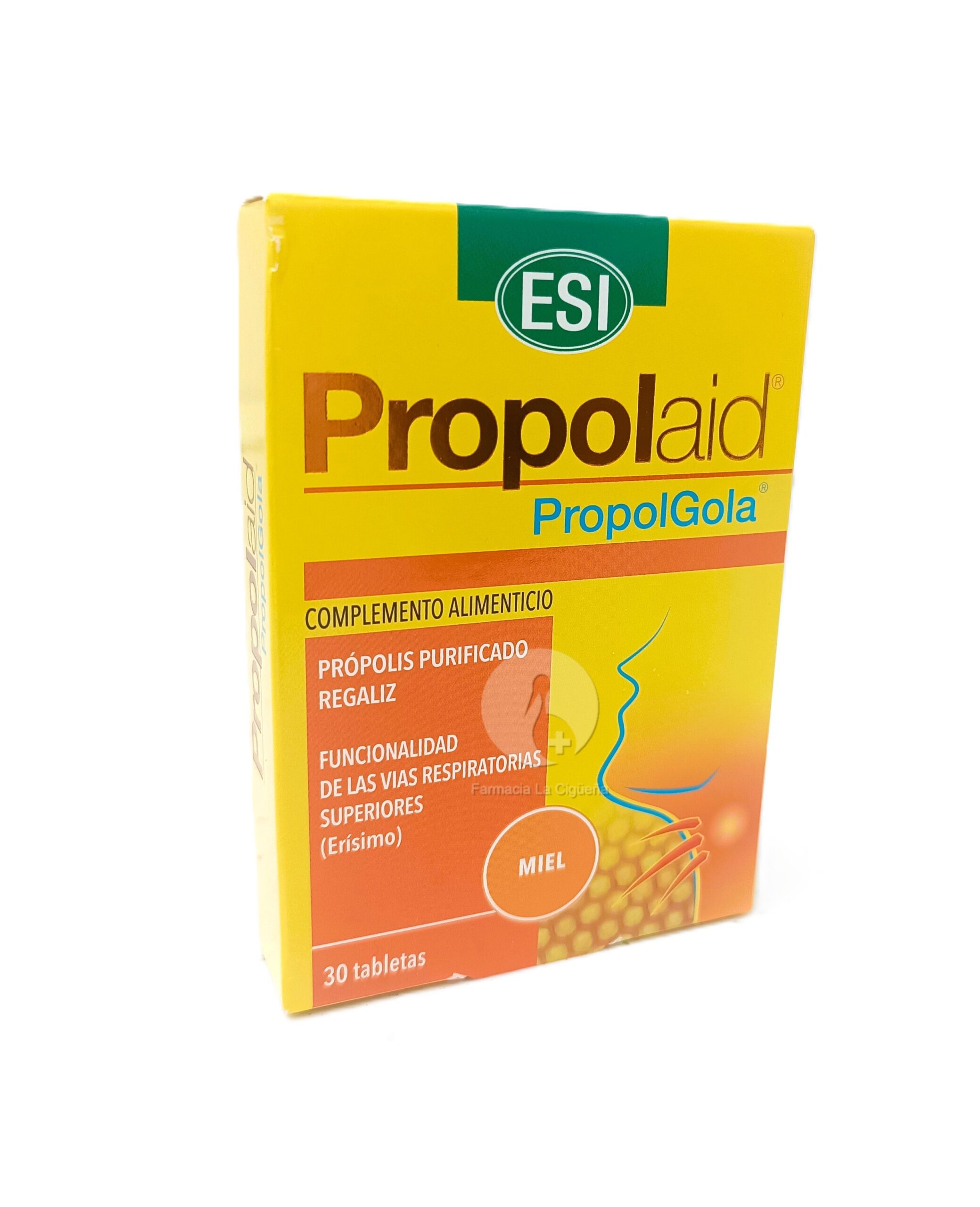 PROPOLAID PROPOLGOLA MASTICABLE ESI 30 TABLETAS SABOR MIEL