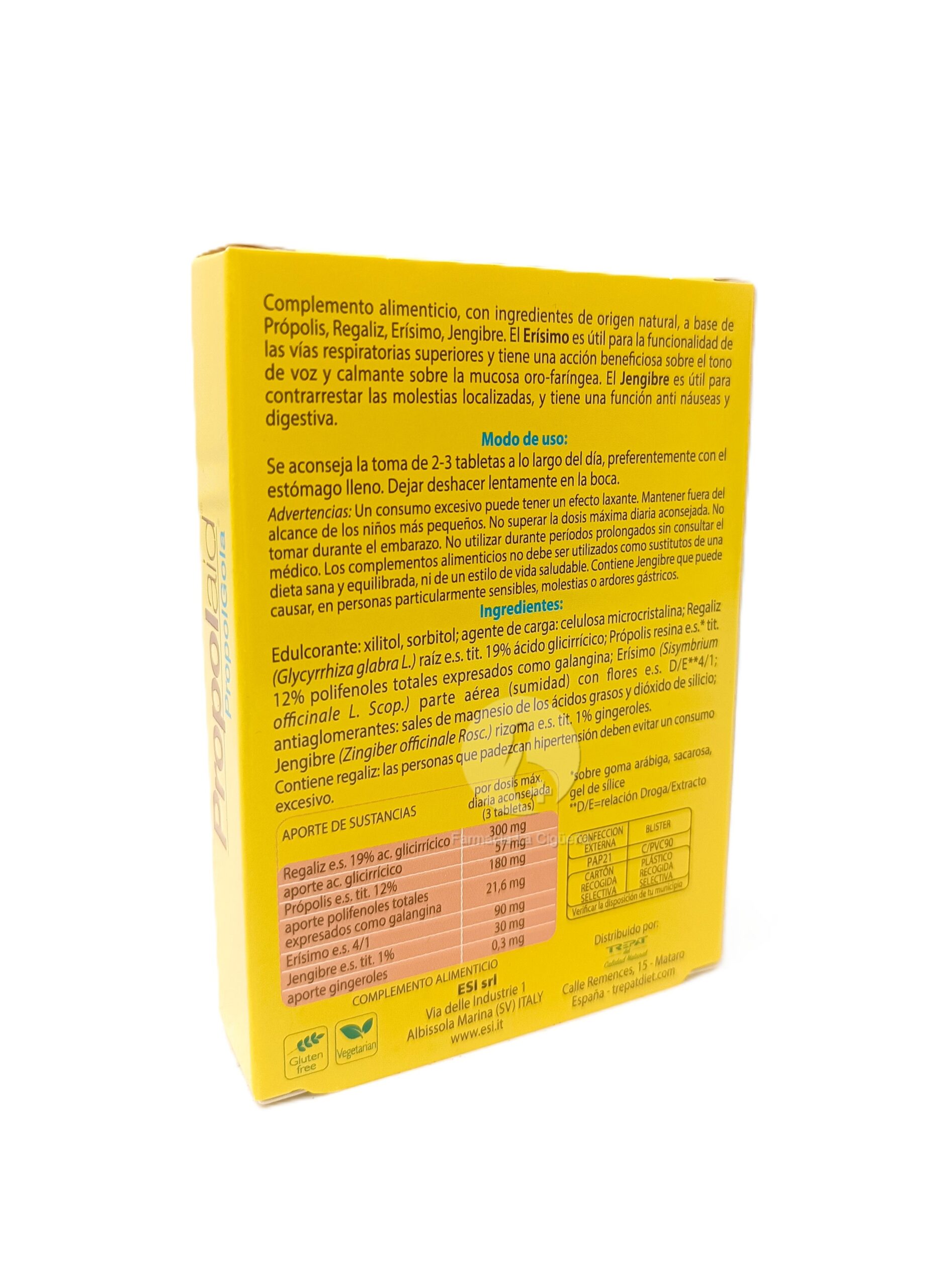 PROPOLGOLA JENGIBRE 30TABLE