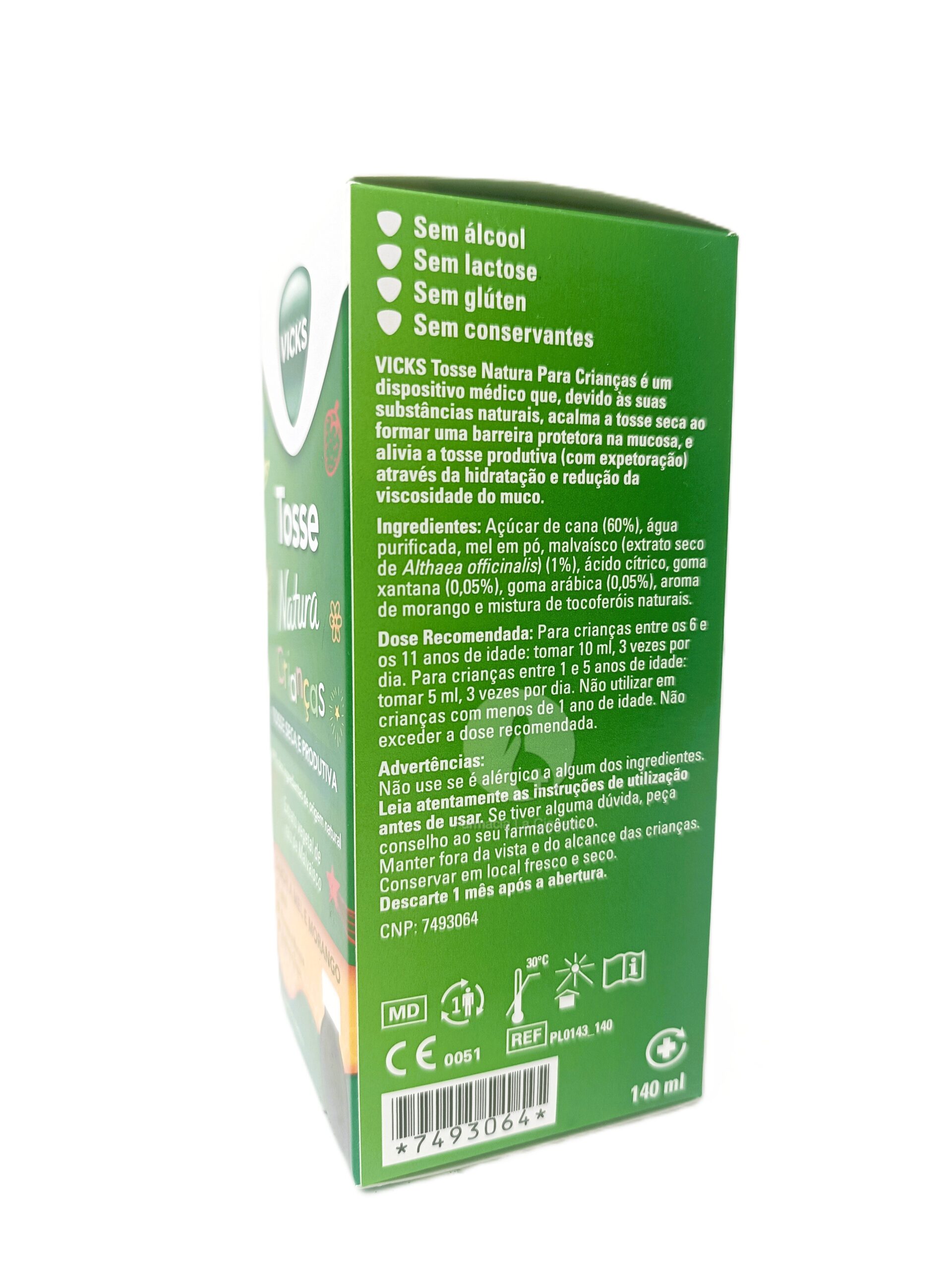 FORMULA NATURA TOS NIÑOS 1 FRASCO 140 ML SABOR MIEL Y FRESA