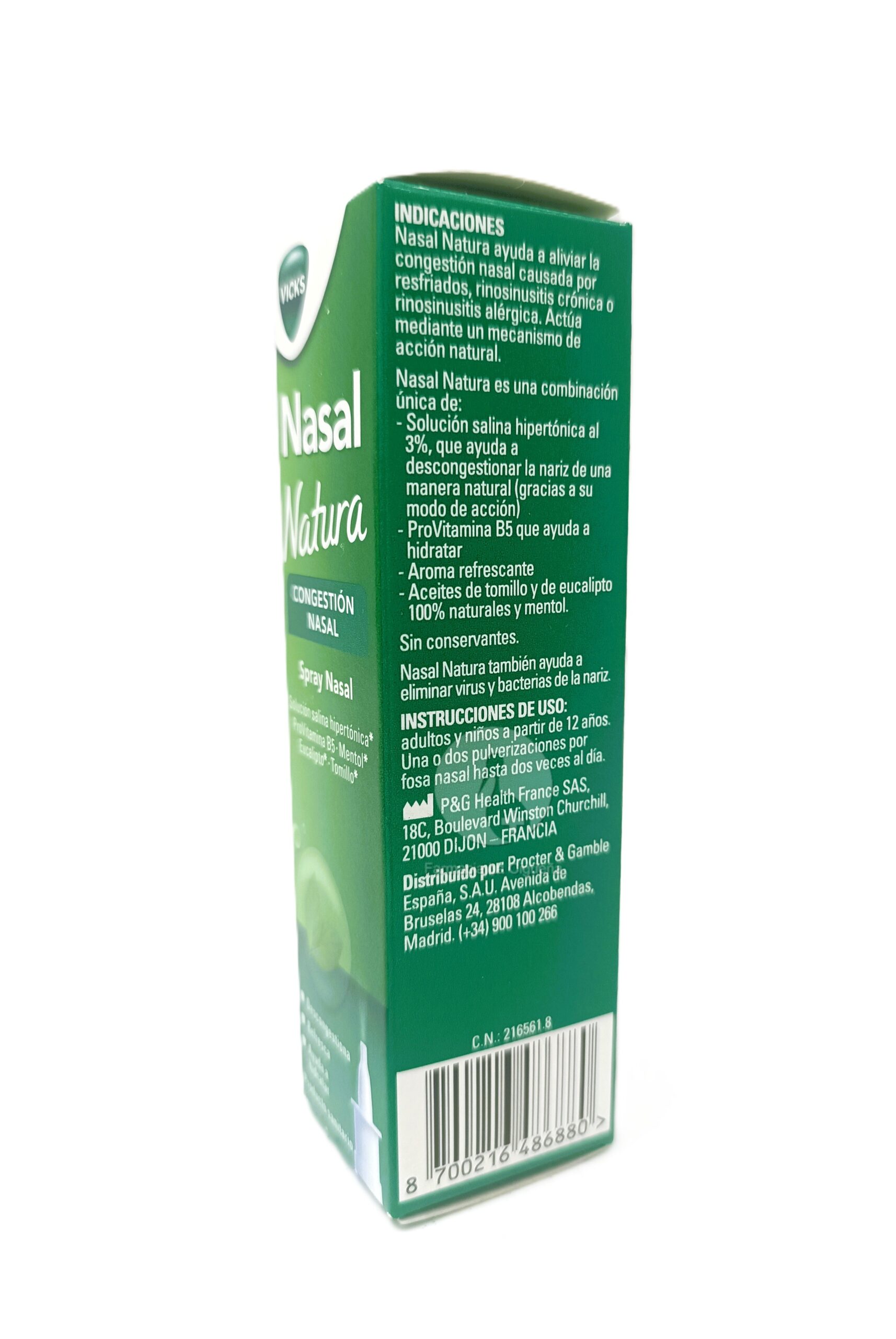 NASAL NATURA 1 FRASCO 20 ML