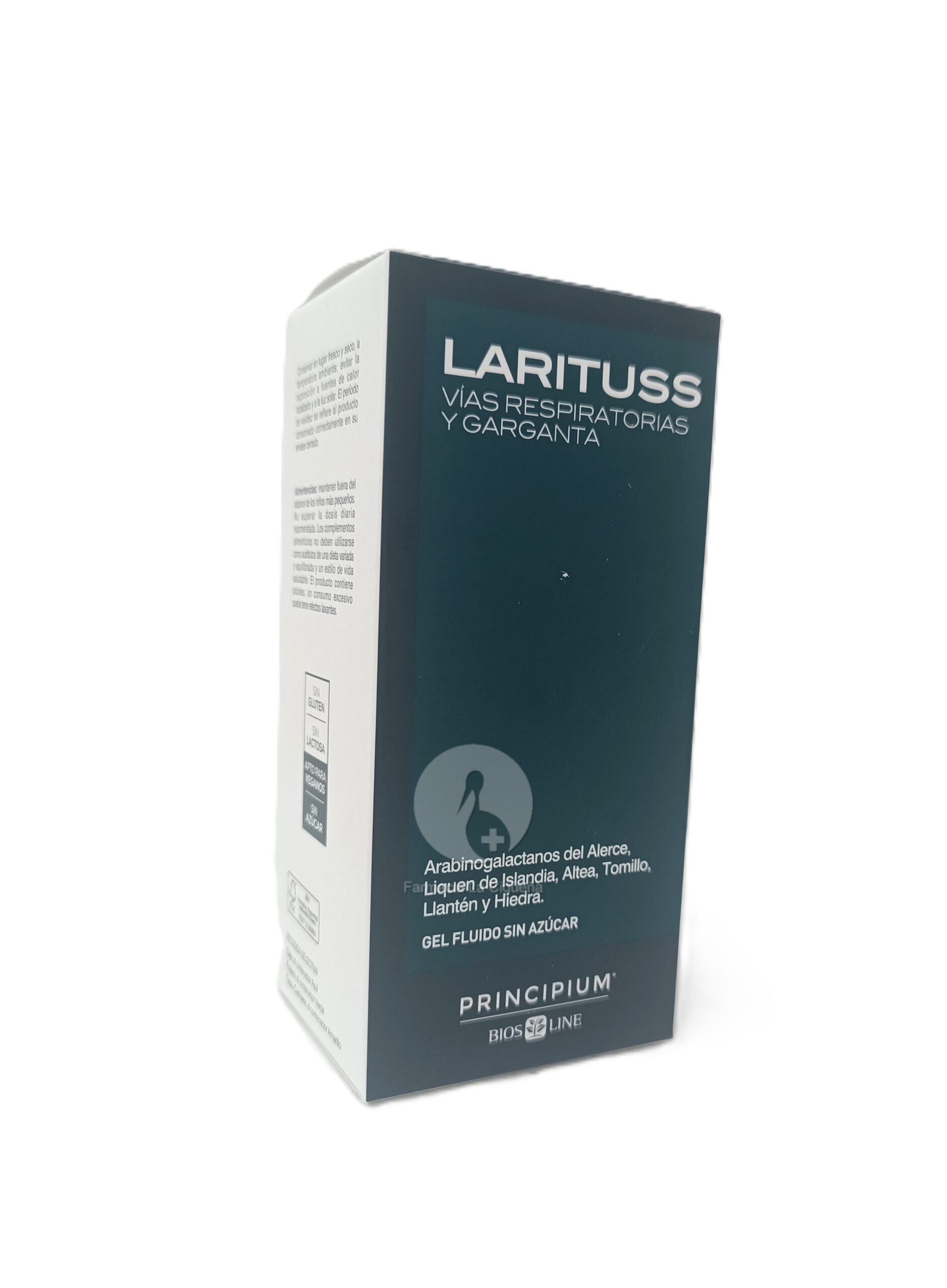 PRINCIPIUM LARITUSS VIAS RESPIRATORIAS Y GARGANTA GEL FLUIDO 1 FRASCO 120 ML
