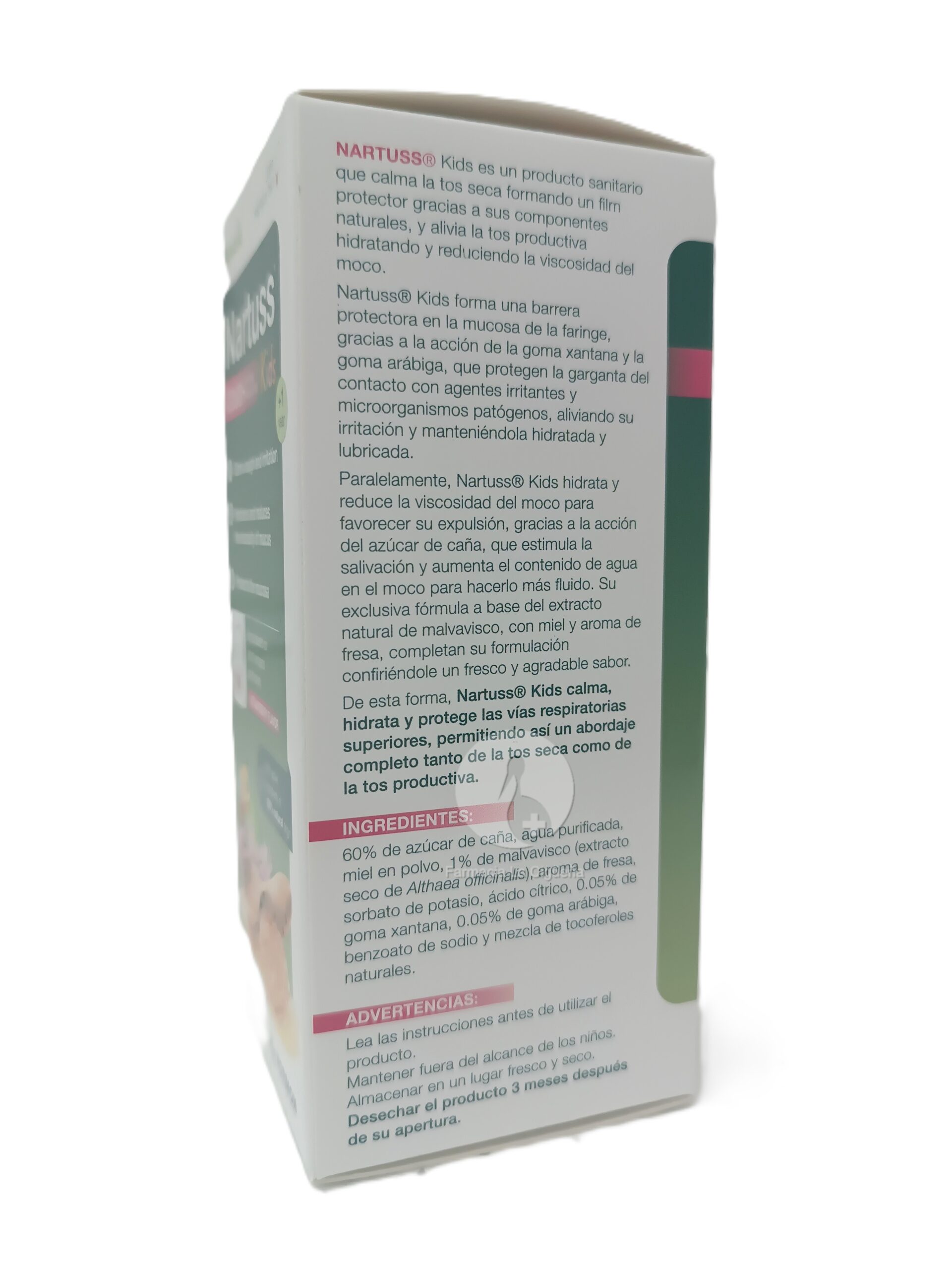 BENSANIA NARTUSS KIDS TOS SECA Y PRODUCTIVA 1 BOTELLA 140 ML