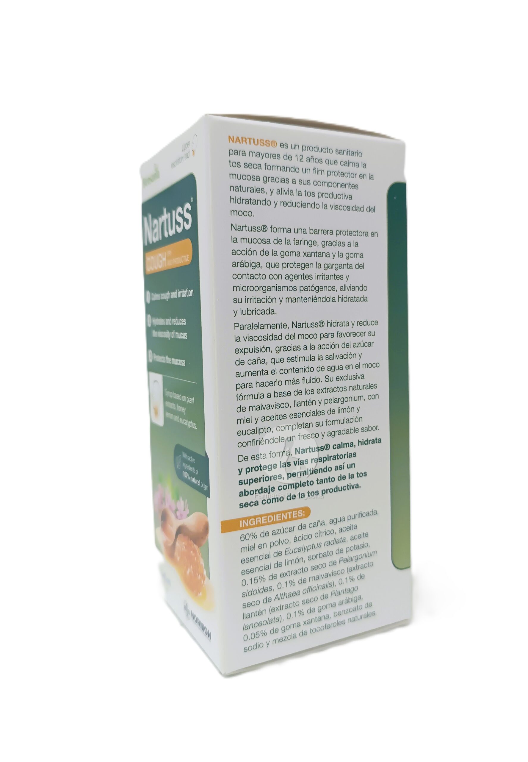 BENSANIA NARTUSS TOS SECA Y PRODUCTIVA 1 BOTELLA 140 ML