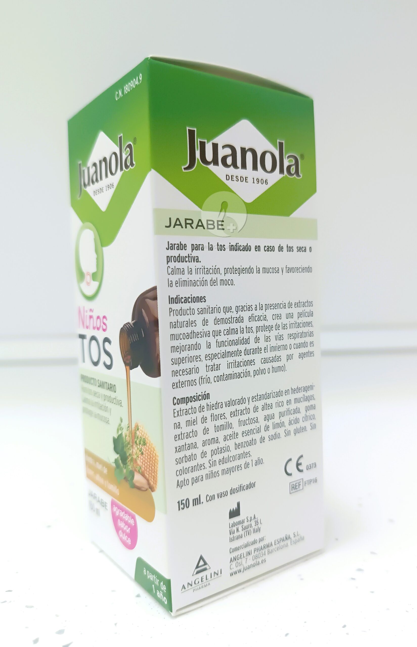 JUANOLA TOS JARABE NIÑOS 1 BOTELLA 150 ML