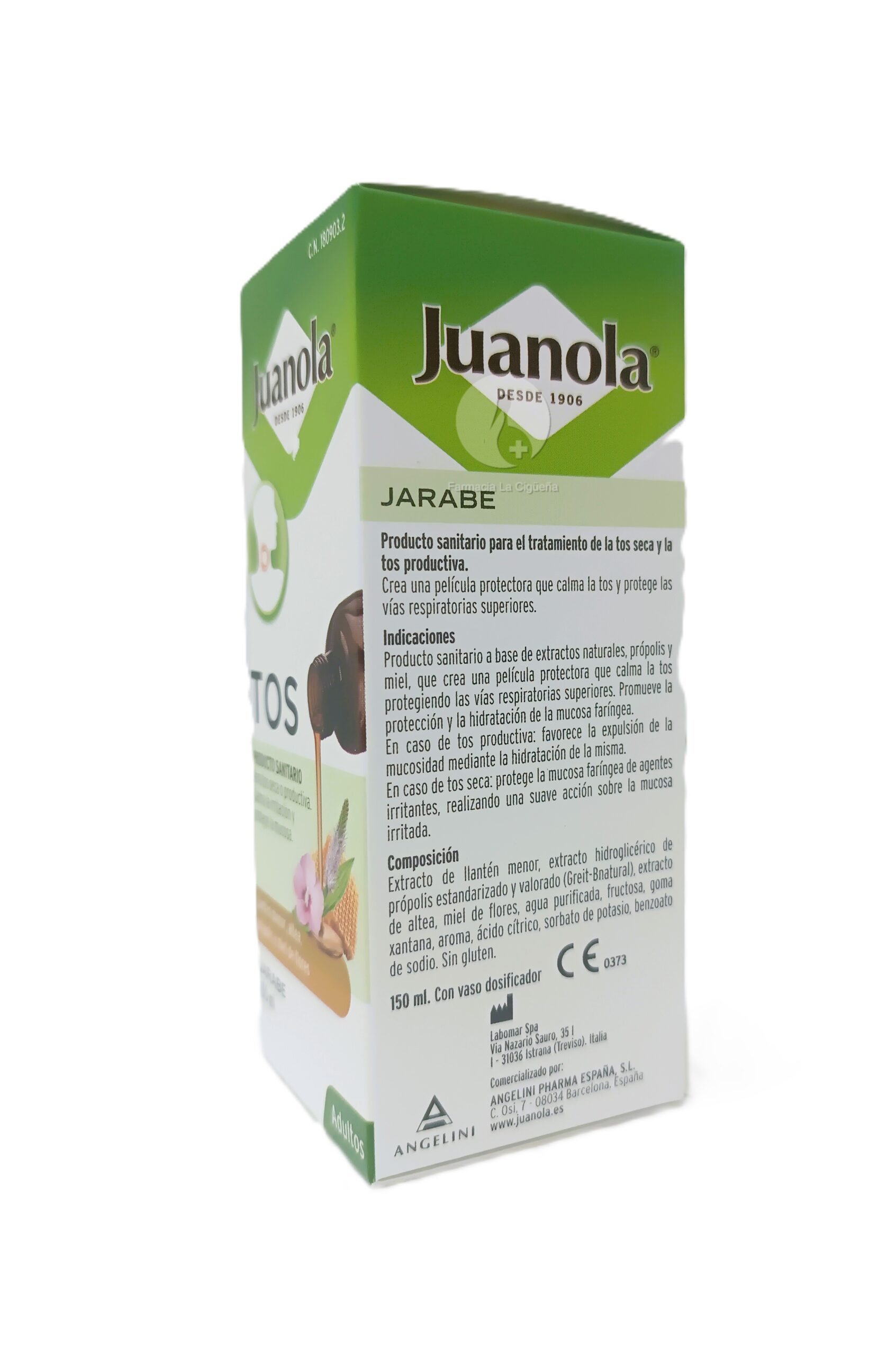 JUANOLA TOS JARABE ADULTOS 1 BOTELLA 150 ML