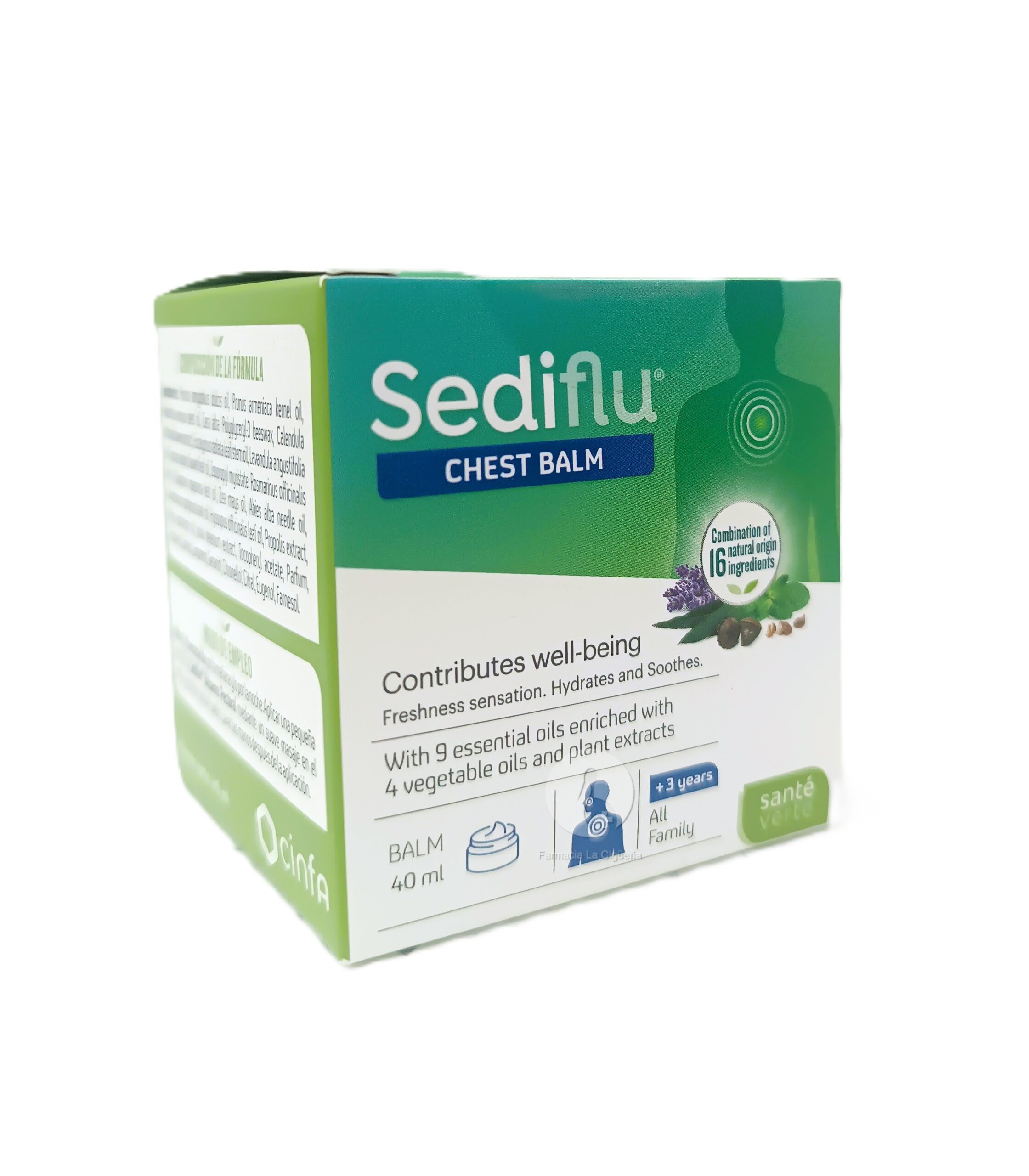 SANTE VERTE SEDIFLU BALSAMO PECTORAL 1 ENVASE 40 ML