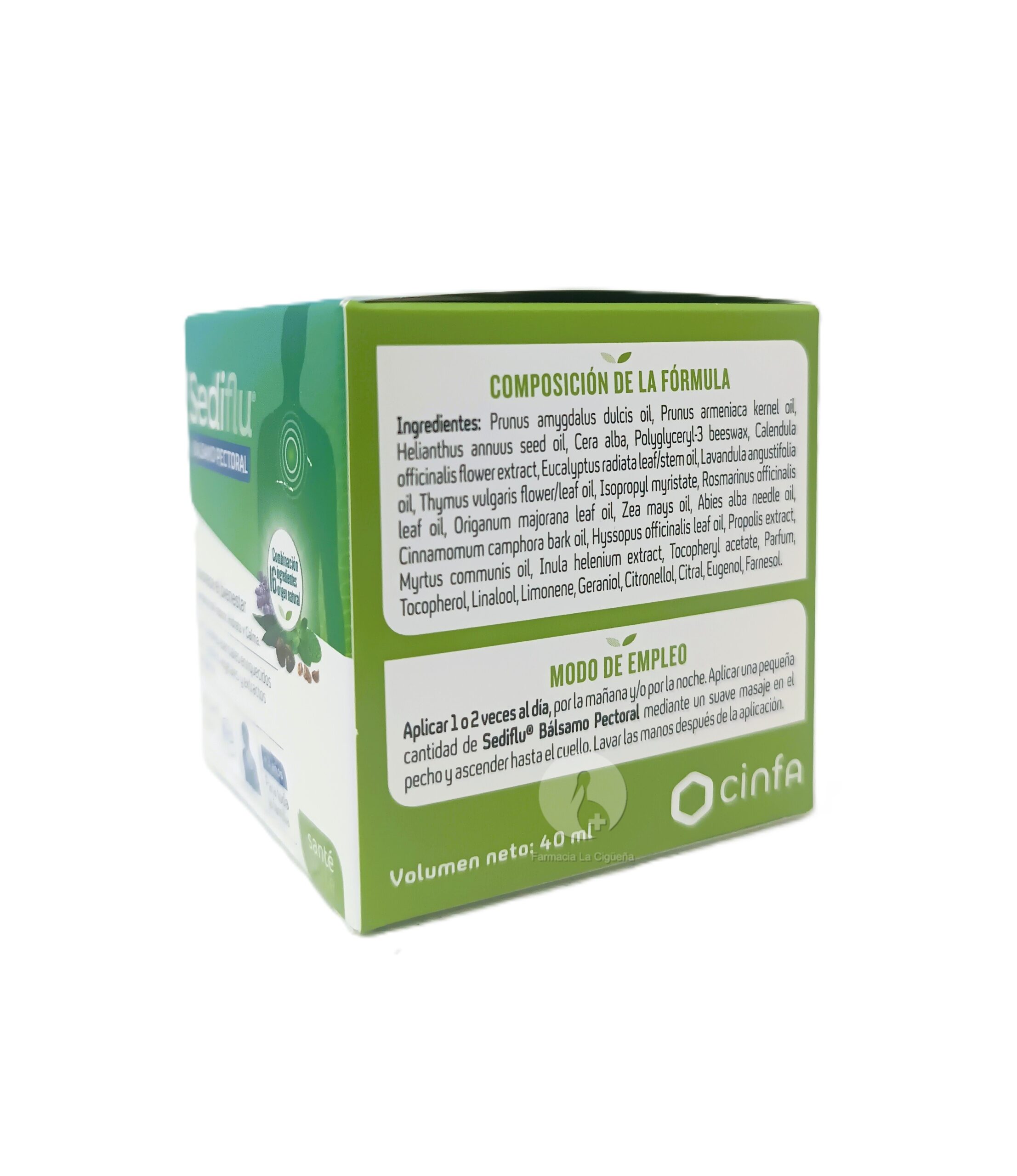 SANTE VERTE SEDIFLU BALSAMO PECTORAL 1 ENVASE 40 ML