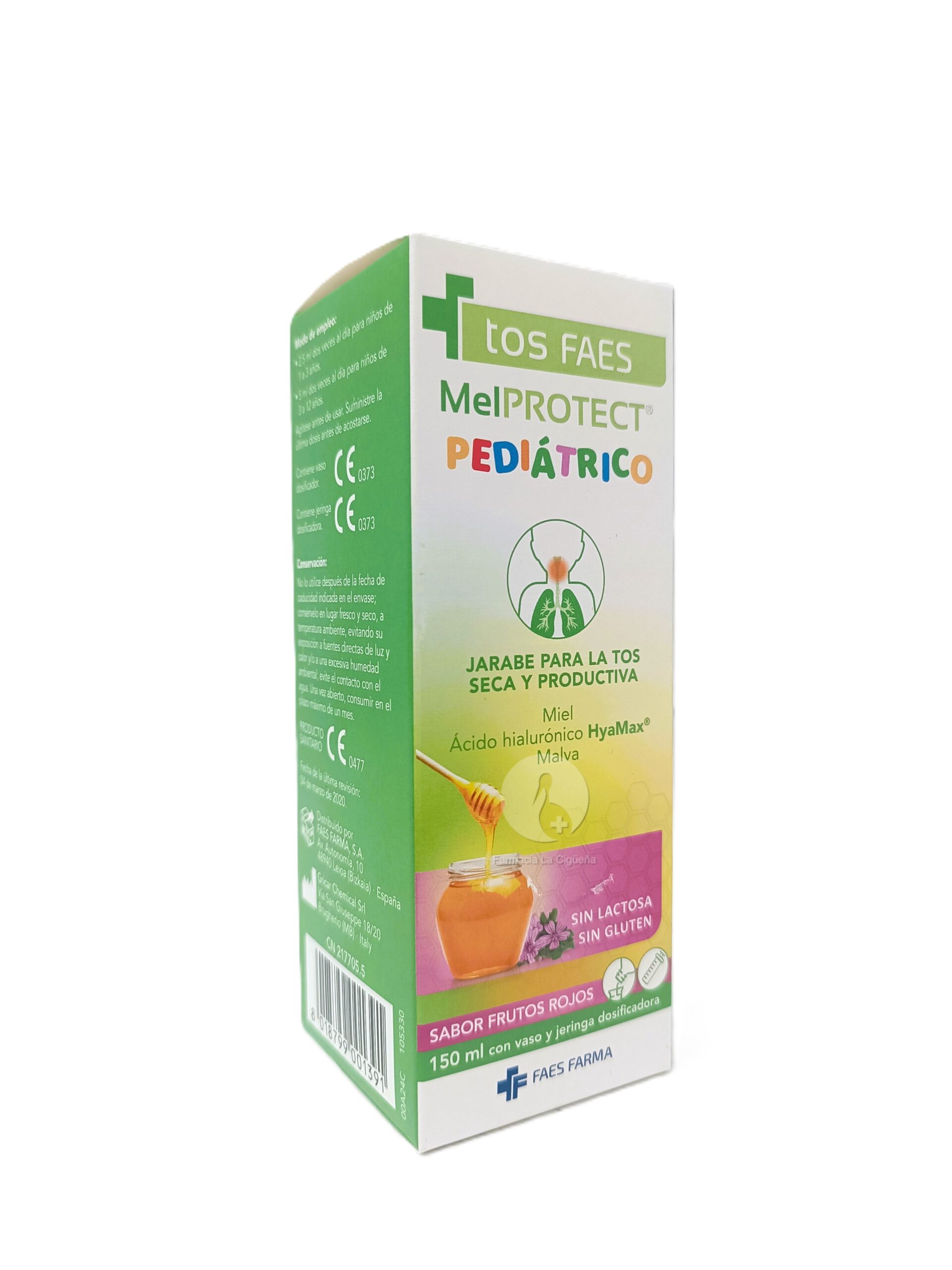 MELPROTECT PEDIATRICO 1 FRASCO 150 ML SABOR FRUTOS ROJOS TOSFAES