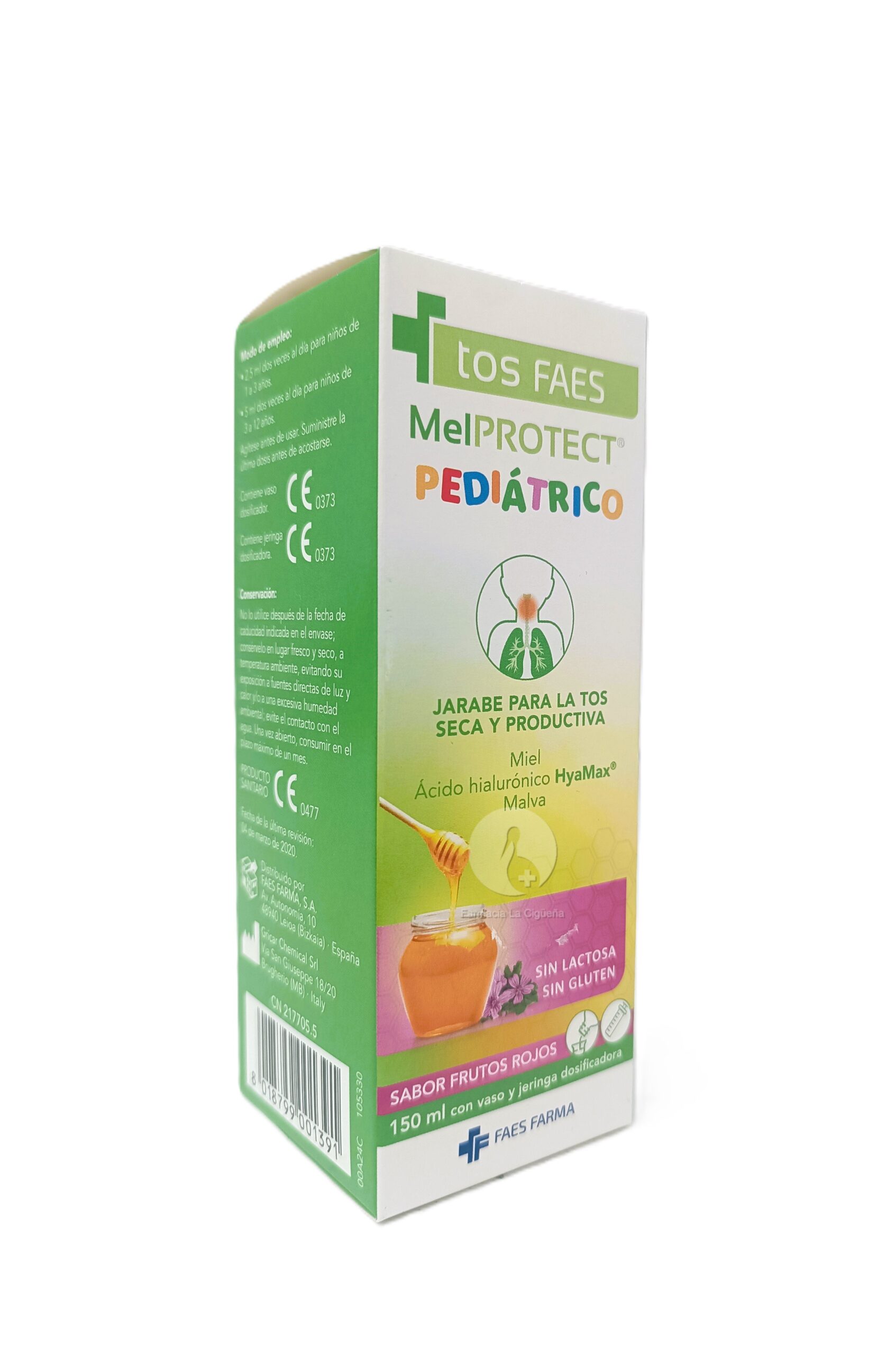 MELPROTECT PEDIATRICO 1 FRASCO 150 ML SABOR FRUTOS ROJOS TOSFAES