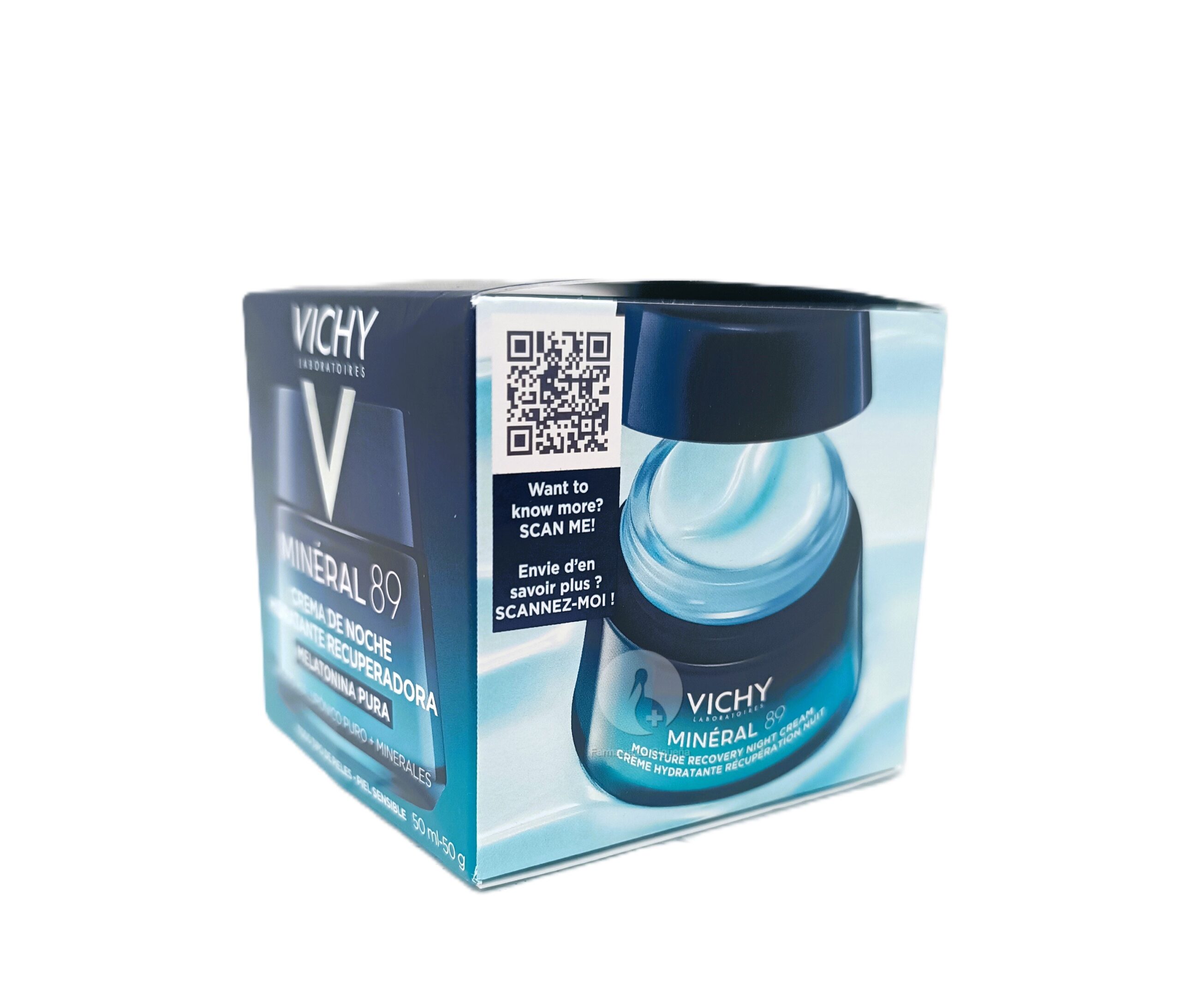 VICHY CREMA NOCHE HIDRATANTE MELATONINA PURA 1 ENVASE 50 ML