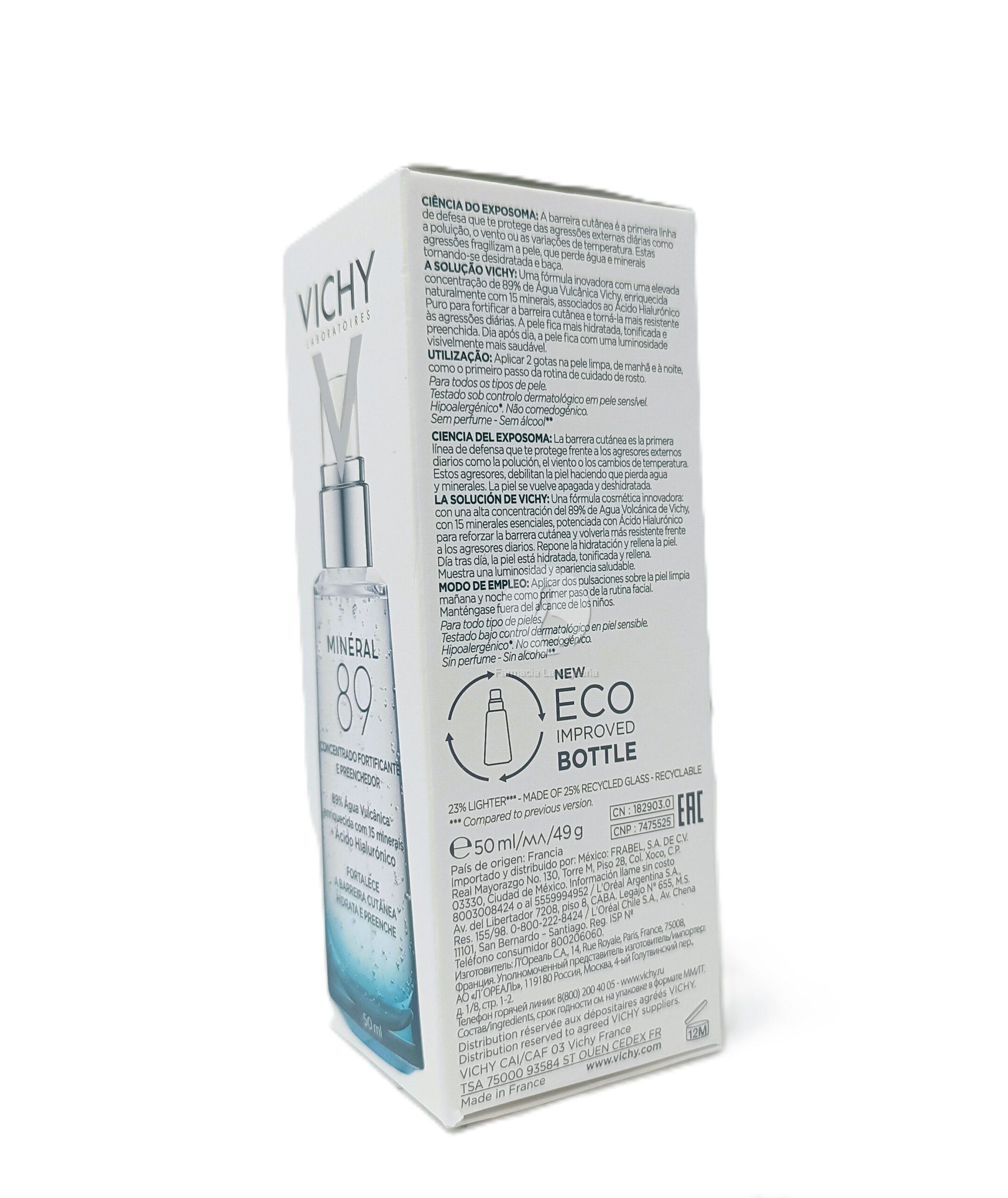 VICHY MINERAL 89 1 ENVASE 50 ML
