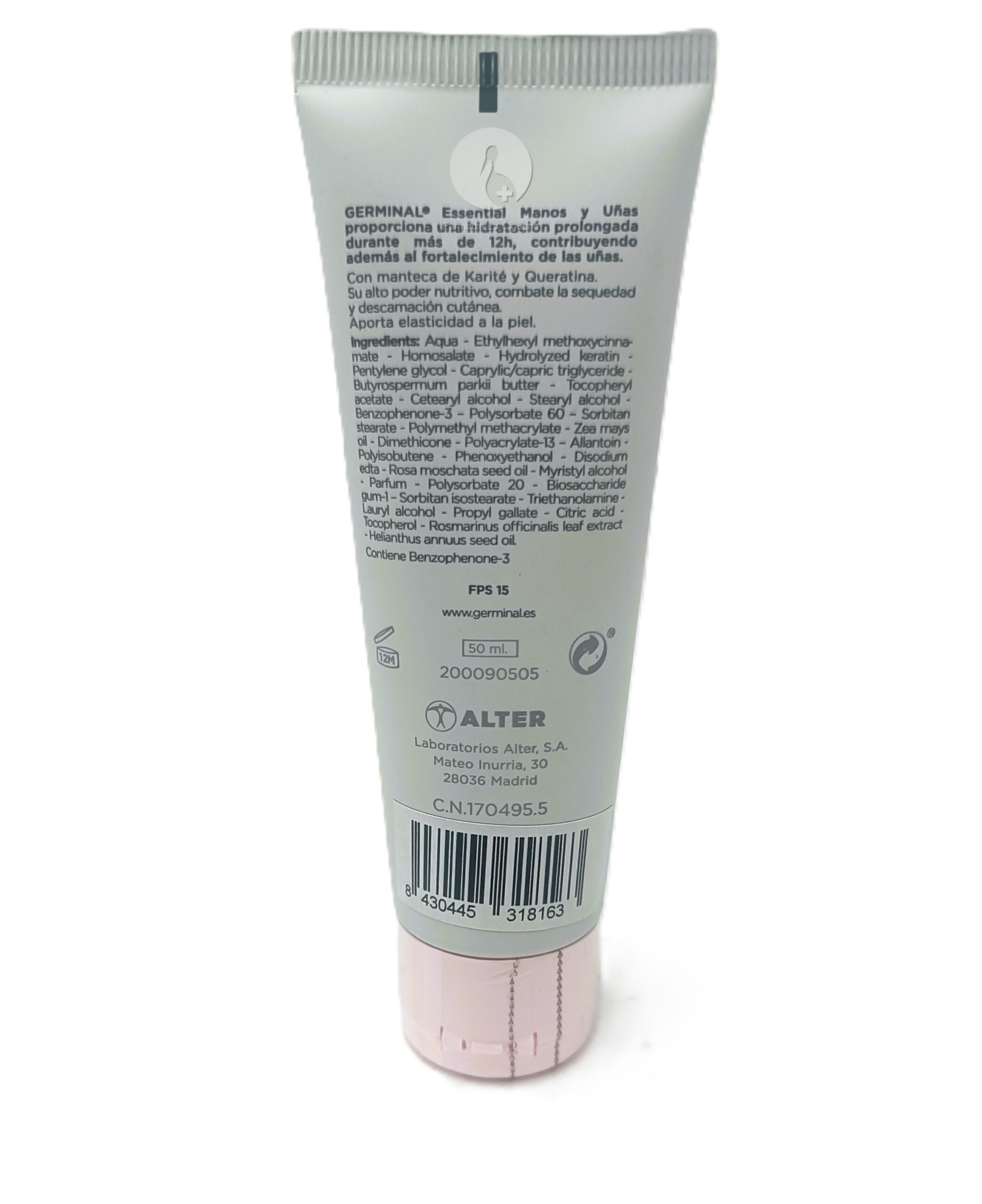 GERMINAL ESSENTIAL PARA MANOS Y UÑAS 1 TUBO 50 ML