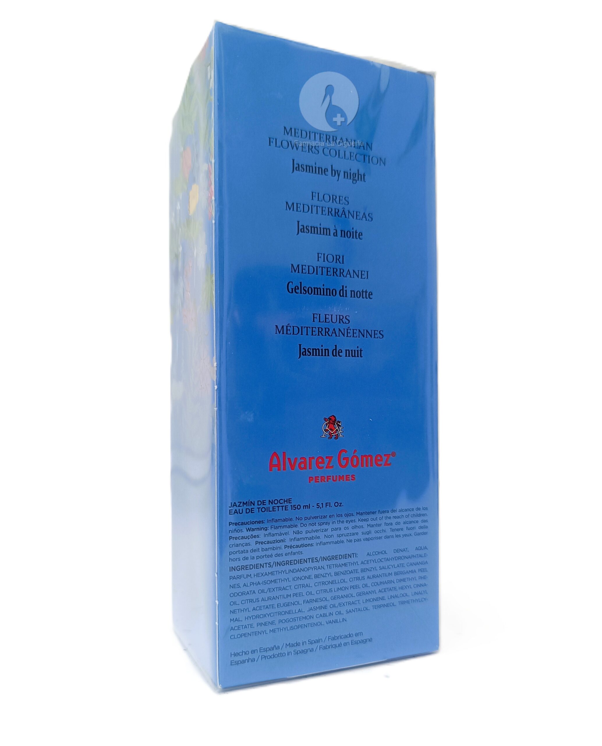 FLORES MEDITERRANEAS ALVAREZ GOMEZ 1 SPRAY 150 ML AROMA JAZMIN DE NOCHE