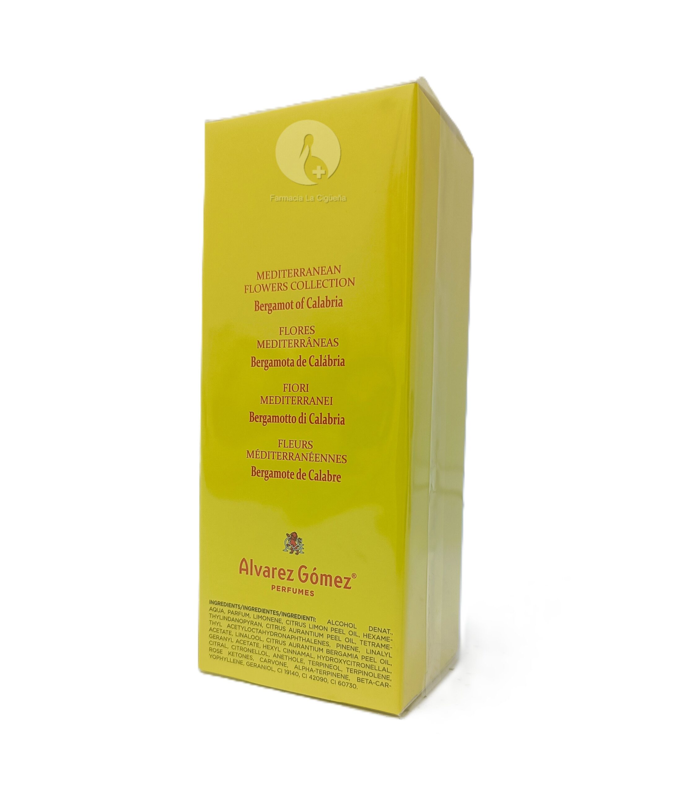 FLORES MEDITERRANEAS ALVAREZ GOMEZ 1 SPRAY 150 ML AROMA BERGAMOTA DE CALABRIA