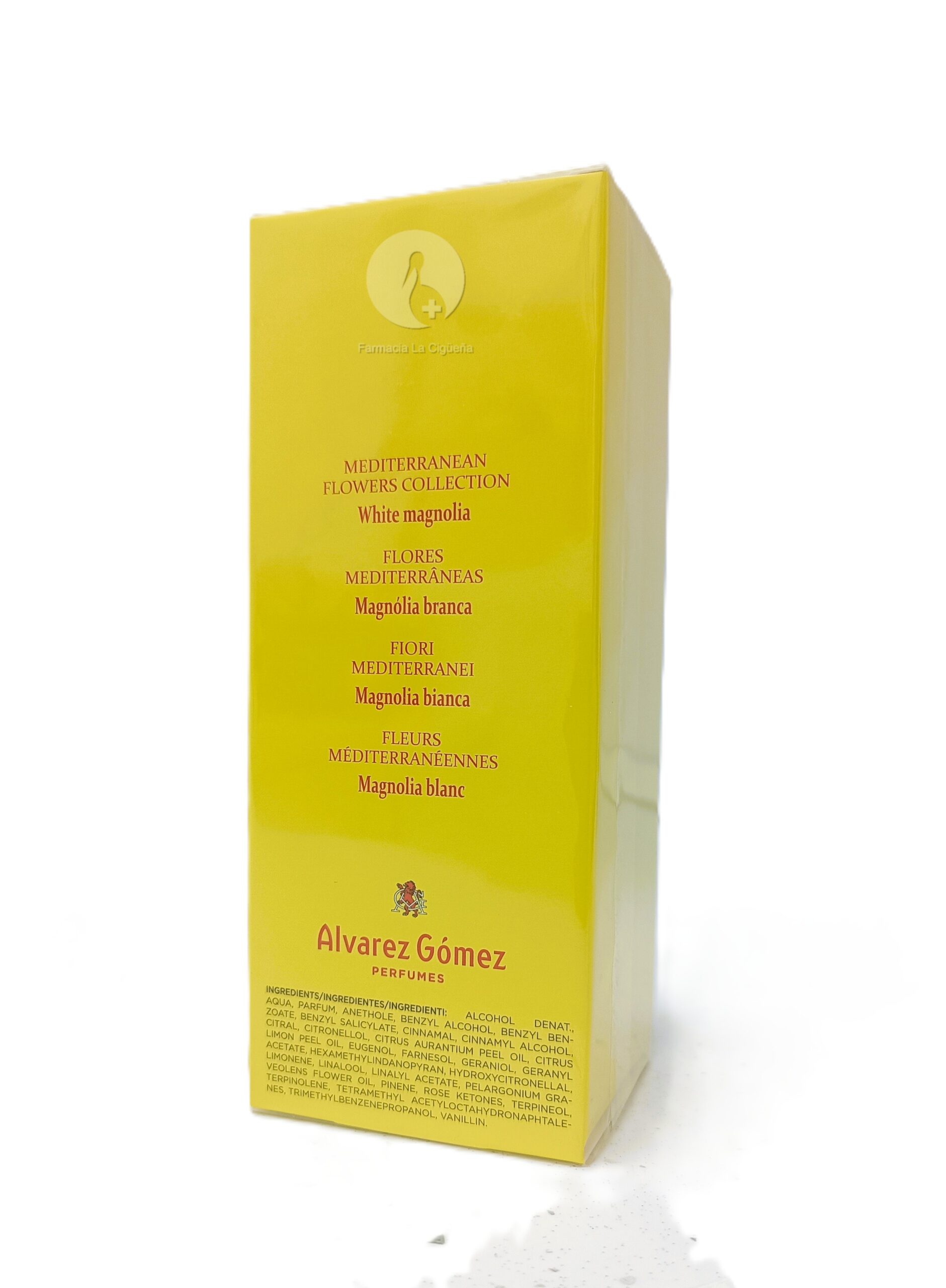 FLORES MEDITERRANEAS ALVAREZ GOMEZ 1 ENVASE 150 ML AROMA MAGNOLIA BLANCA