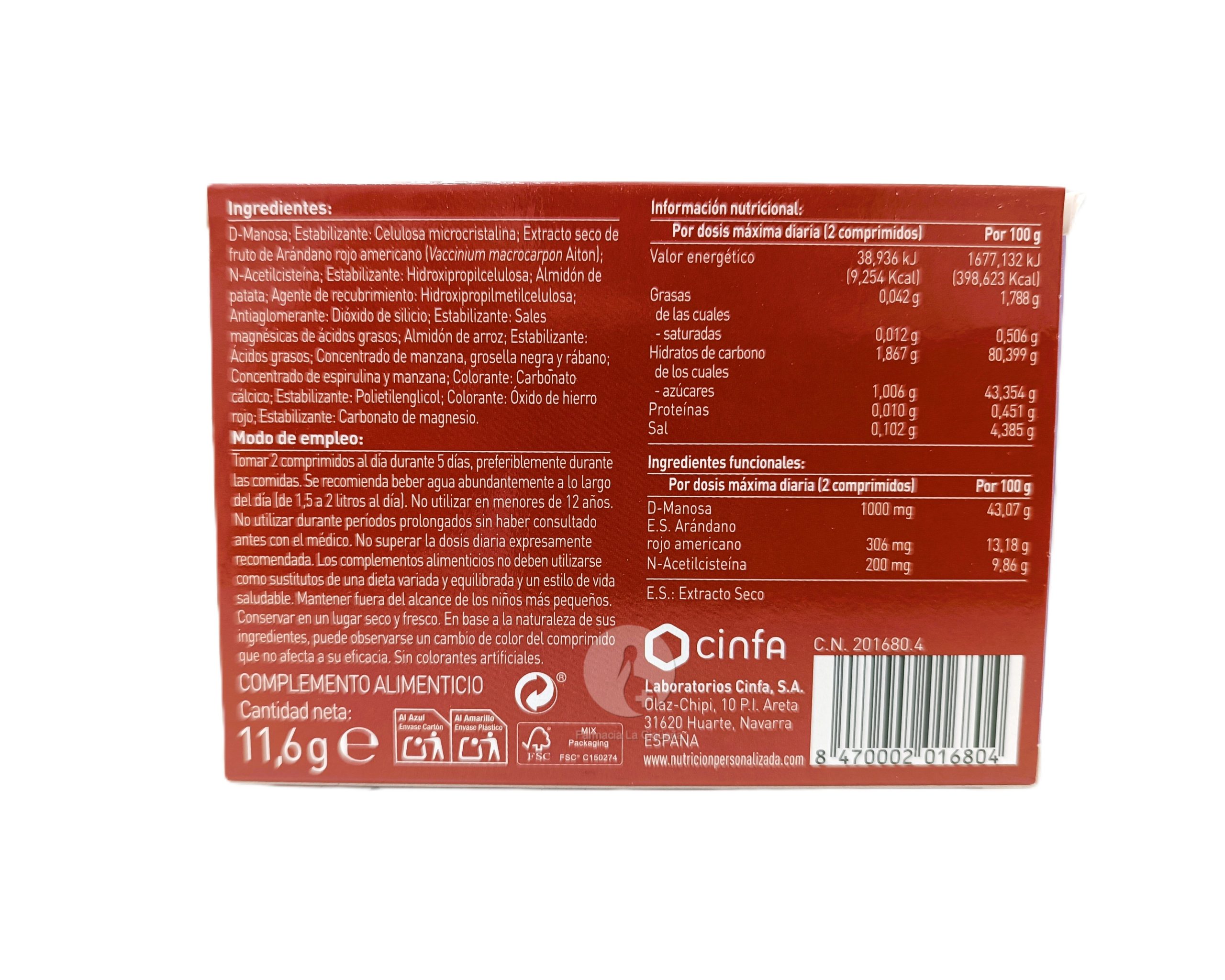 NS GINEPROTECT CISPRENICINA FLASH 10 COMPRIMIDOS