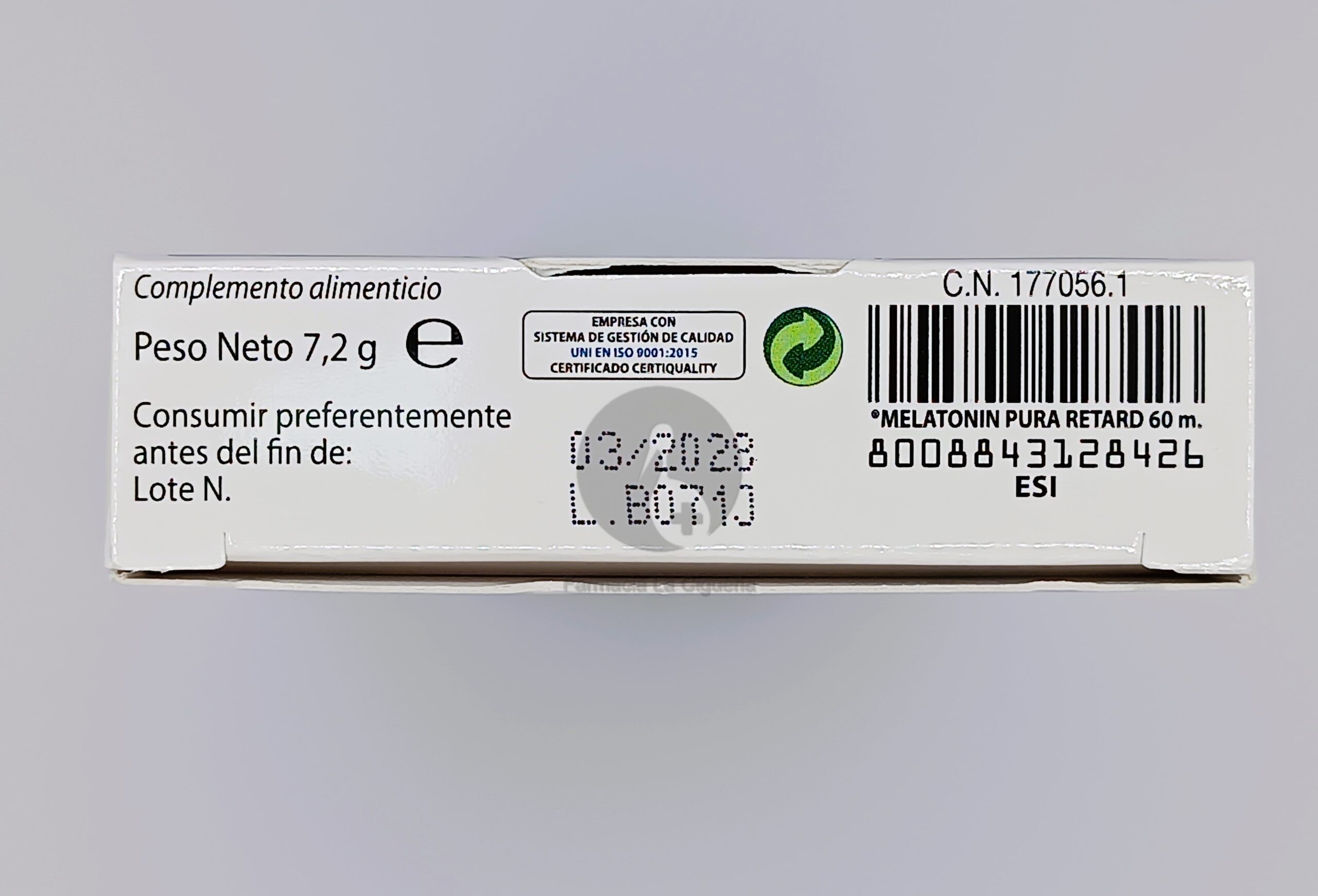 MELATONIN RETARD PURA ESI 1,90 MG 60 TABLETAS