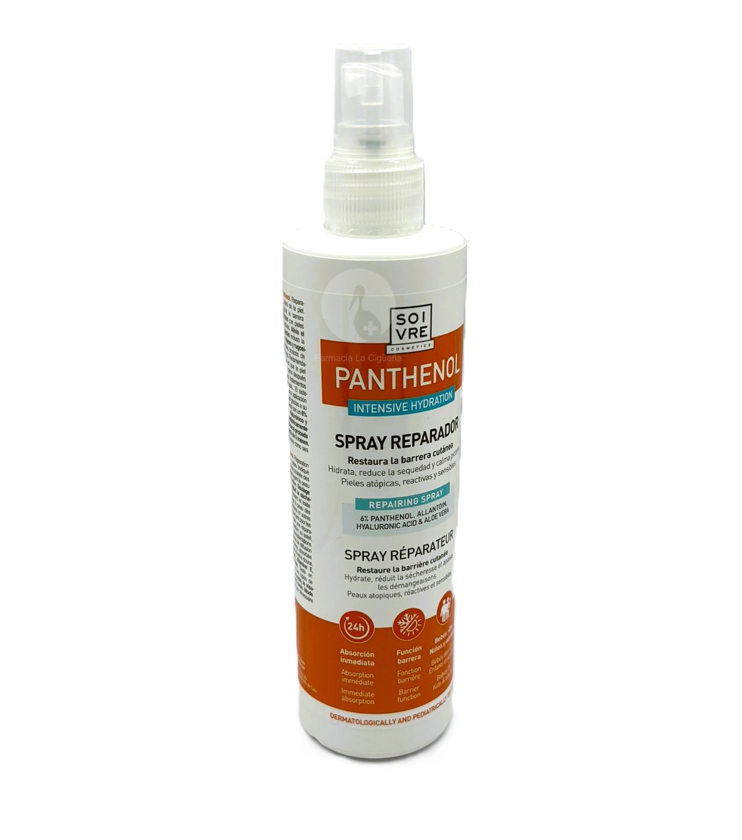 SOIVRE PANTHENOL 6% SPRAY 1 ENVASE 250 ML