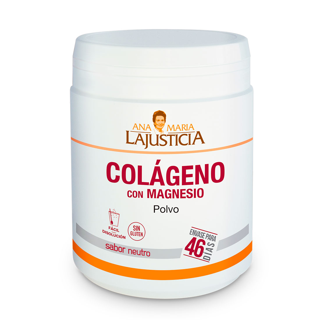 COLAGENO CON MAGNESIO POLVO ANA MARIA LAJUSTICIA 1 BOTE 350 G SABOR NEUTRO