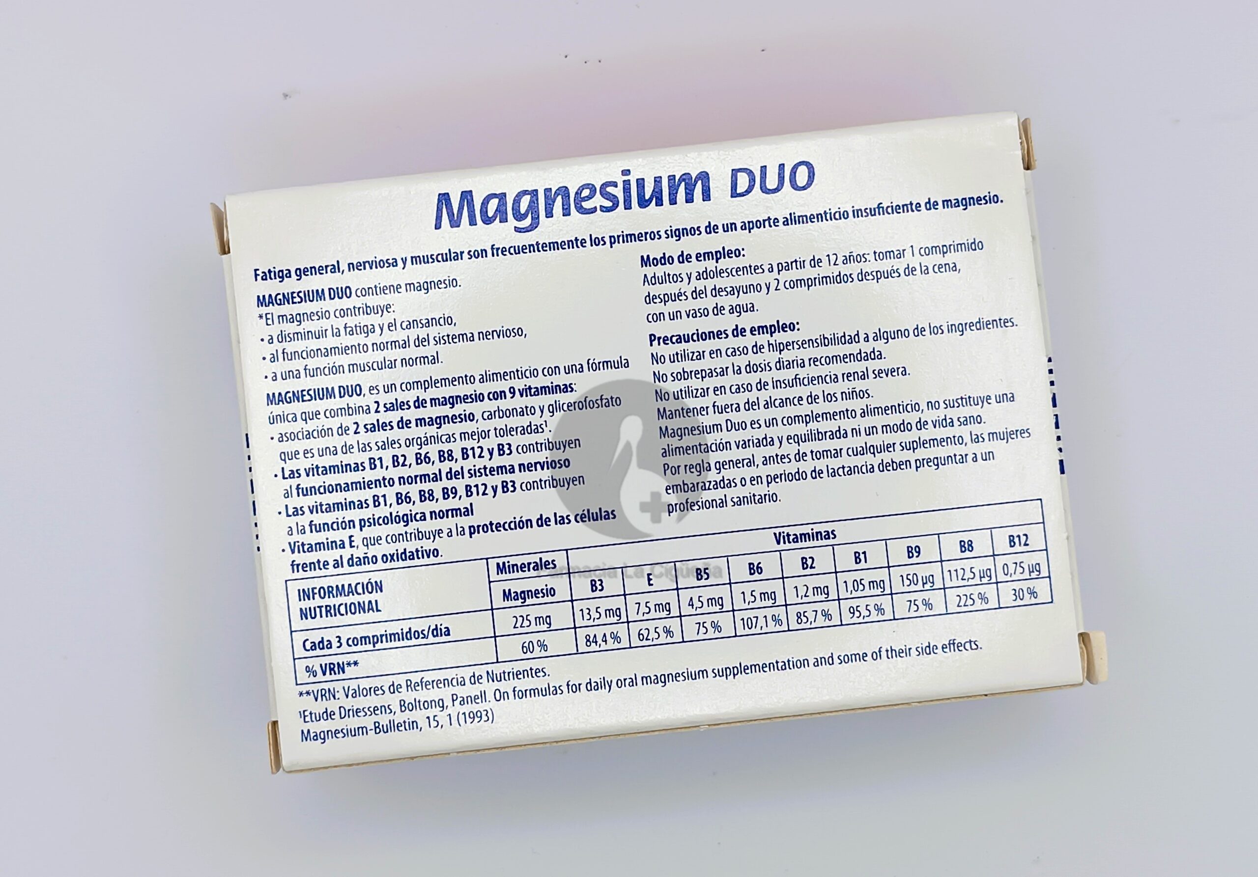 MAGNESIUM DUO 80 COMPRIMIDOS