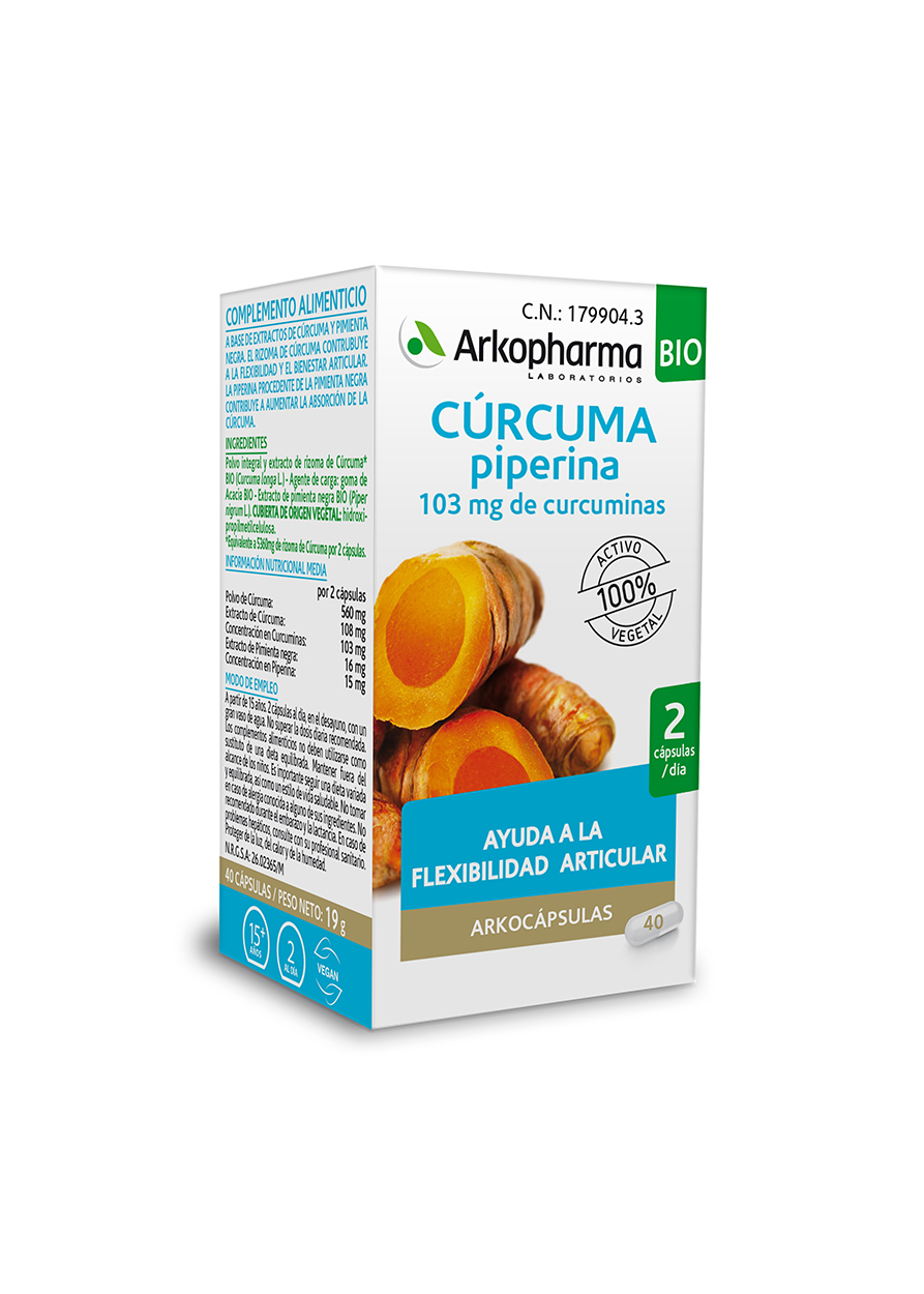 ARKOCAPSULAS CURCUMA BIO 40 CAPSULAS