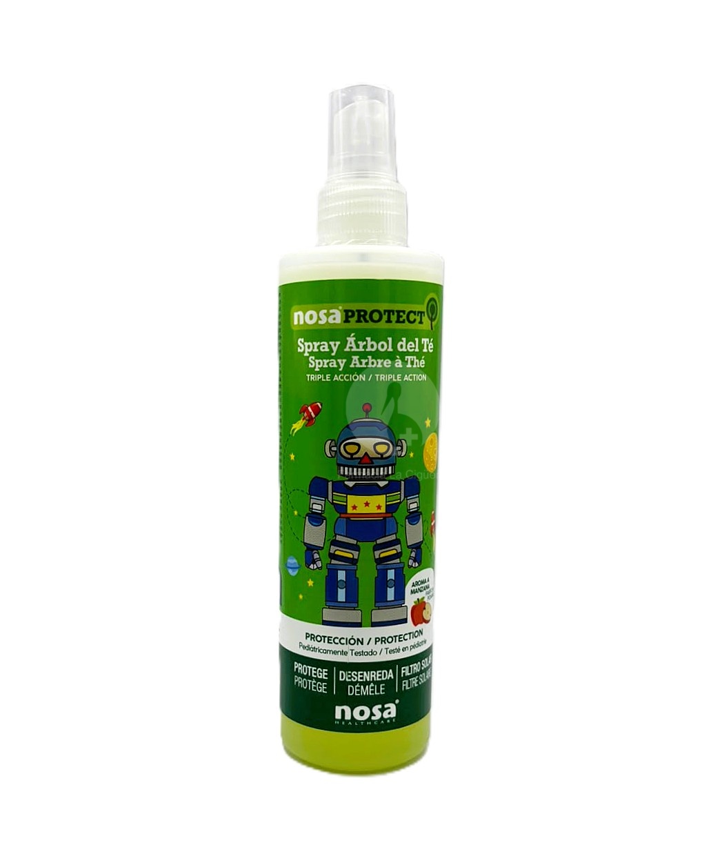NOSA SPRAY DESENREDANTE ARBOL DEL TE VERDE 1 ENVASE 250 ML