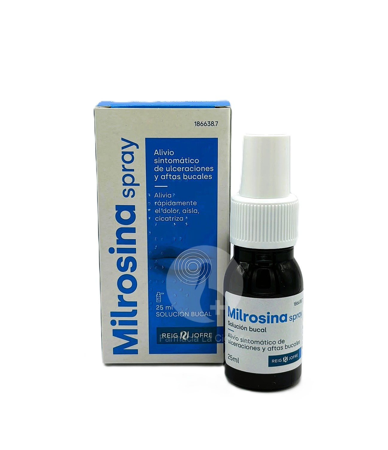 MILROSINA SPRAY SOLUCION BUCAL 1 FRASCO 25 ML