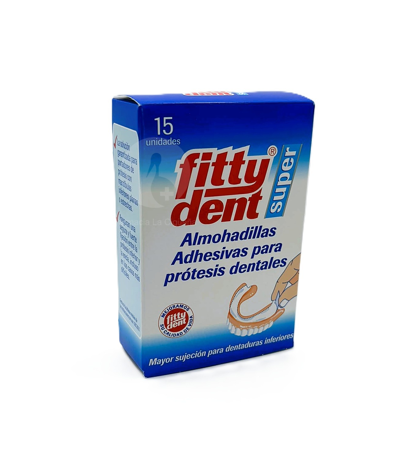 FITTYDENT SUPERADH ALMOHADILLAS ADHESIVAS PROTESIS 15 1 UNIDADES