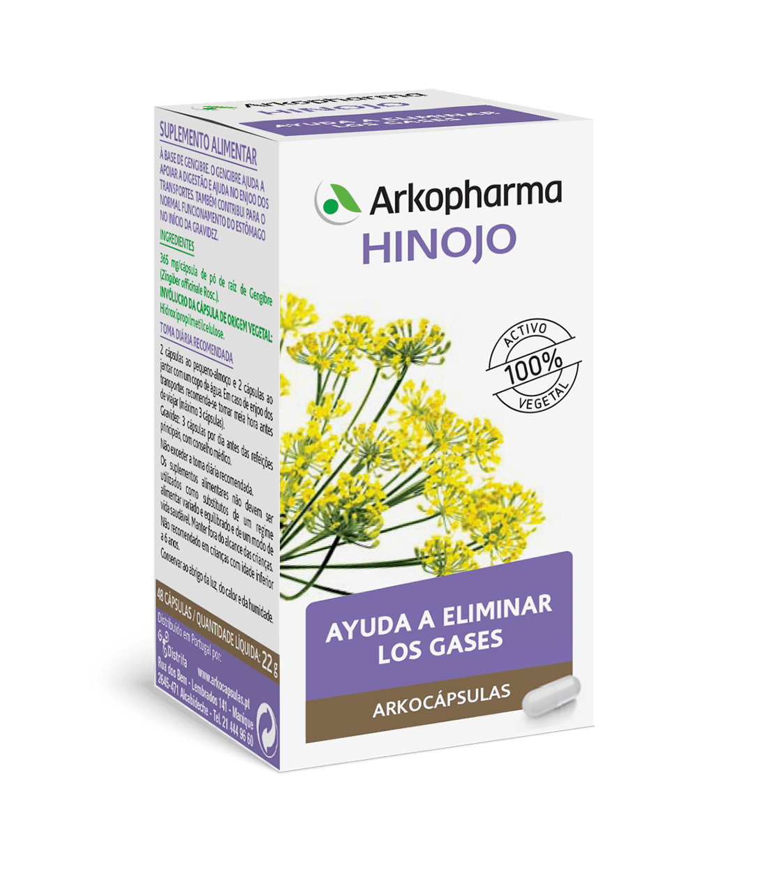 ARKOCAPSULAS HINOJO 45 CAPSULAS