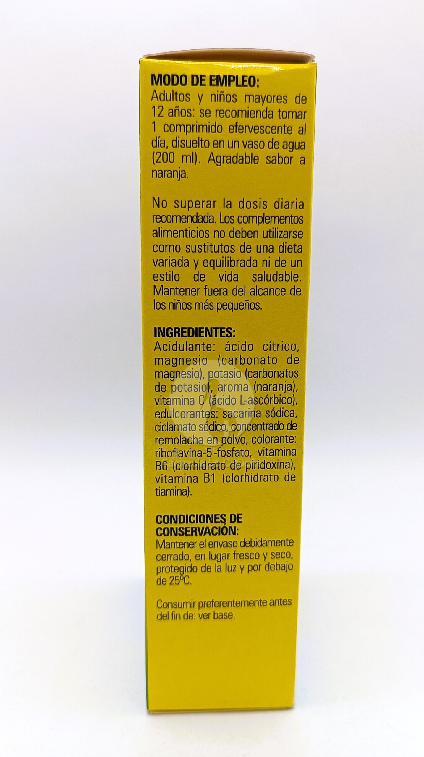 LEOTRON MAGNESIO + POTASIO 36 COMPRIMIDOS EFERVESCENTES SABOR NARANJA