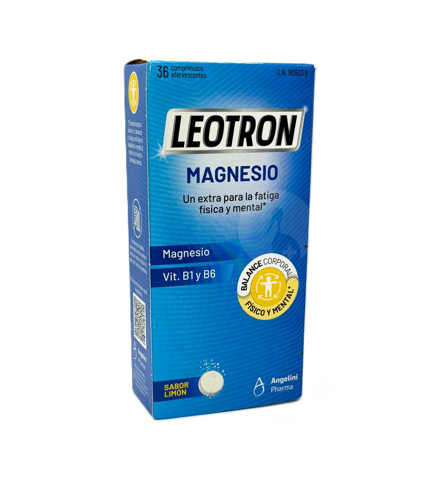 LEOTRON MAGNESIO 36 COMPRIMIDOS EFERVESCENTES SABOR LIMON