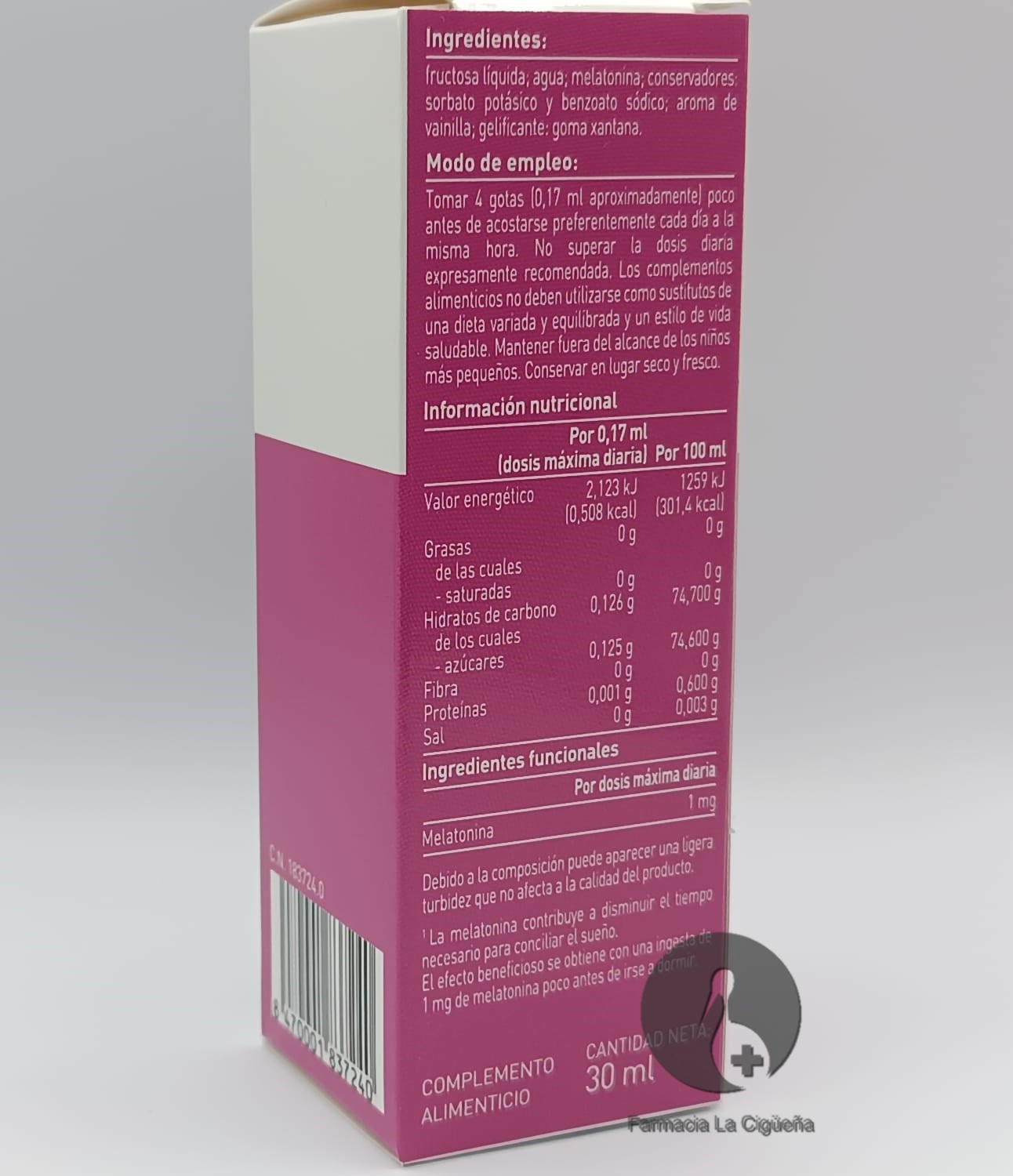 NS MELATONINA GOTAS 1 ENVASE 30 ML