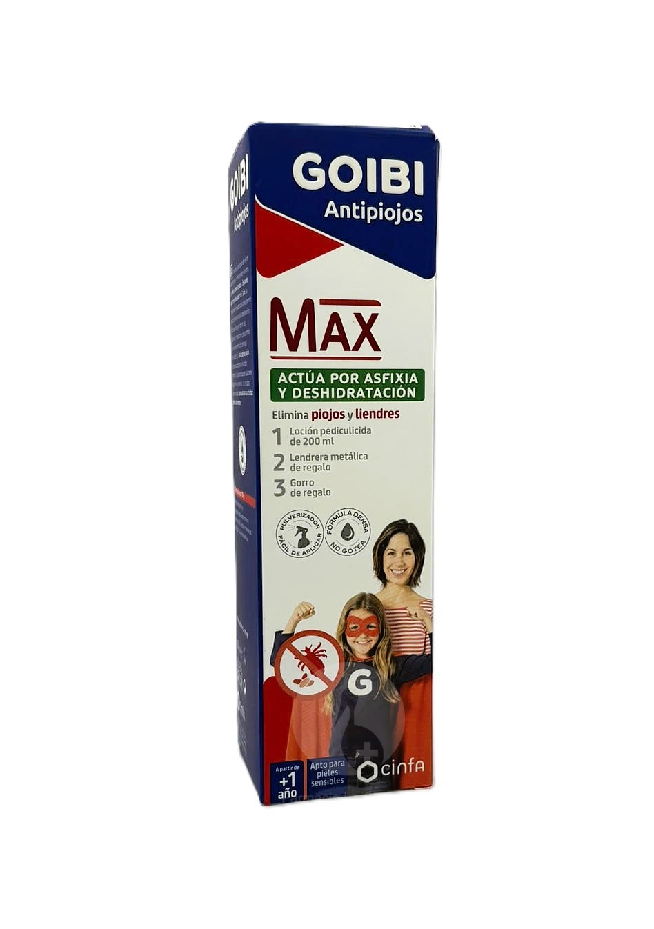 GOIBI ANTIPIOJOS MAX LOCION SIN INSECTICIDAS 1 ENVASE 200 ML