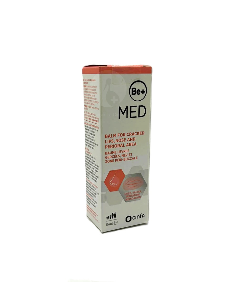 BE+ MED BALSAMO LABIOS AGRIETADOS NARIZ Y ZONA PERIBUCAL 1 TUBO 15 ML