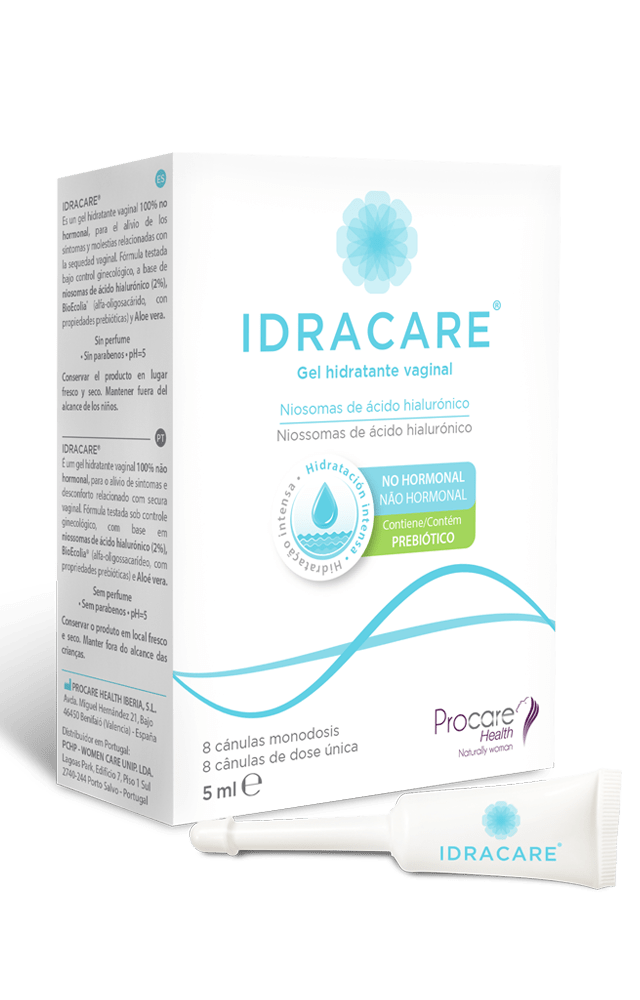 IDRACARE GEL HIDRATANTE VAGINAL 8 CANULAS MONODOSIS 5 ML