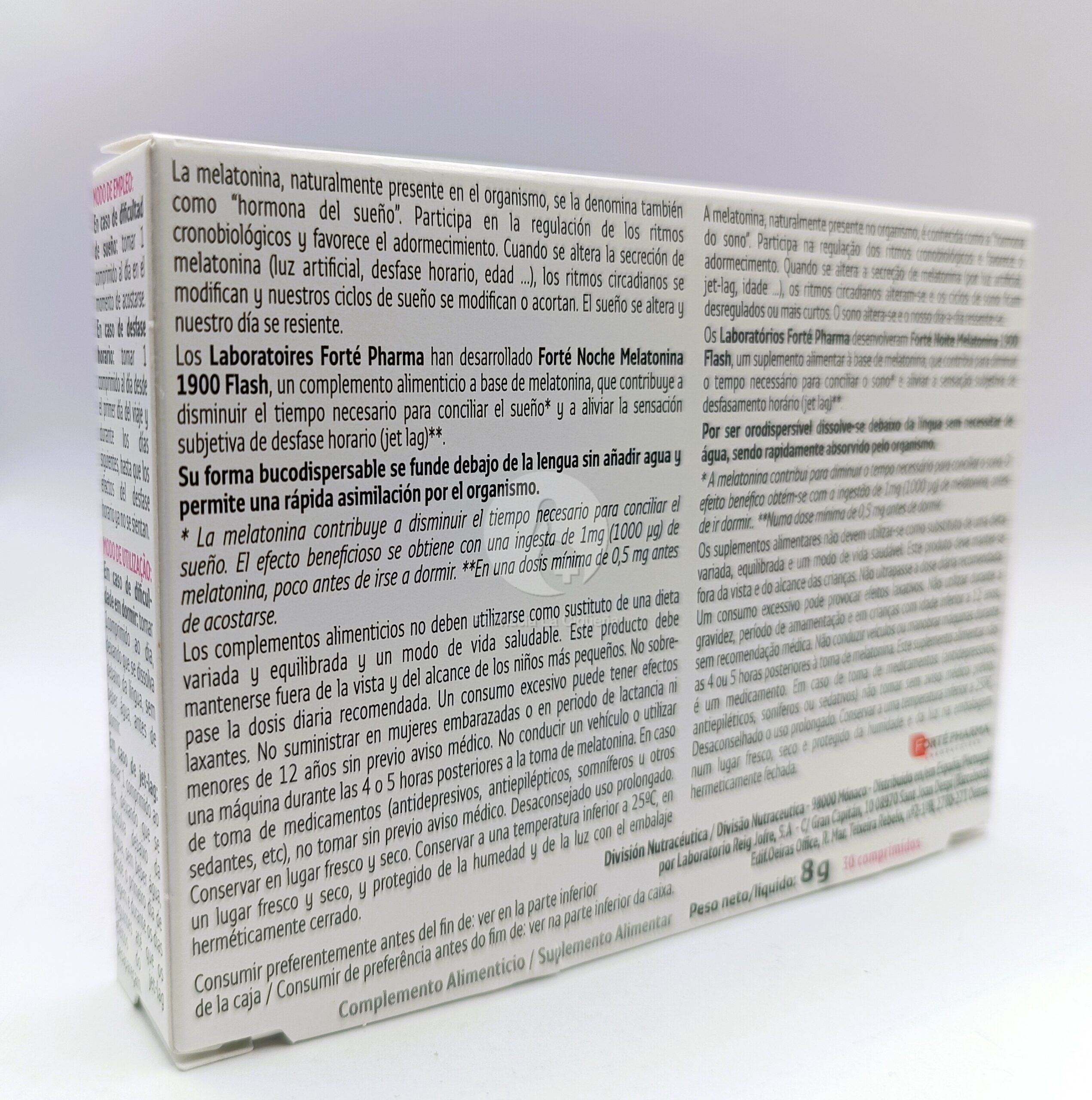 MELATONINA FLASH 1900 30 COMPRIMIDOS BUCODISPERSABLES