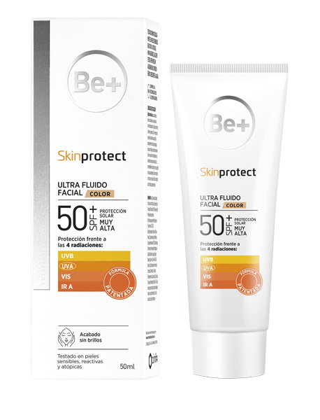 BE+ SKIN PROTECT ULTRAFLUIDO FACIAL SPF50+ 1 TUBO 50 ML COLOR