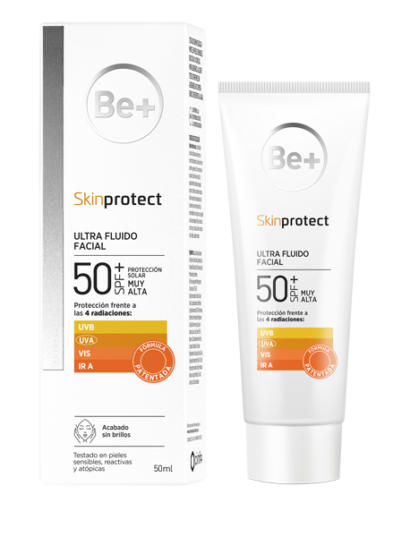BE+ SKIN PROTECT ULTRAFLUIDO FACIAL SPF50+ 1 TUBO 50 ML