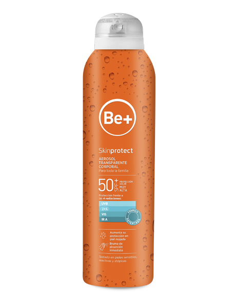 BE+ SKIN PROTECT AEROSOL CORPORAL SPF 50 1 ENVASE 200 ML