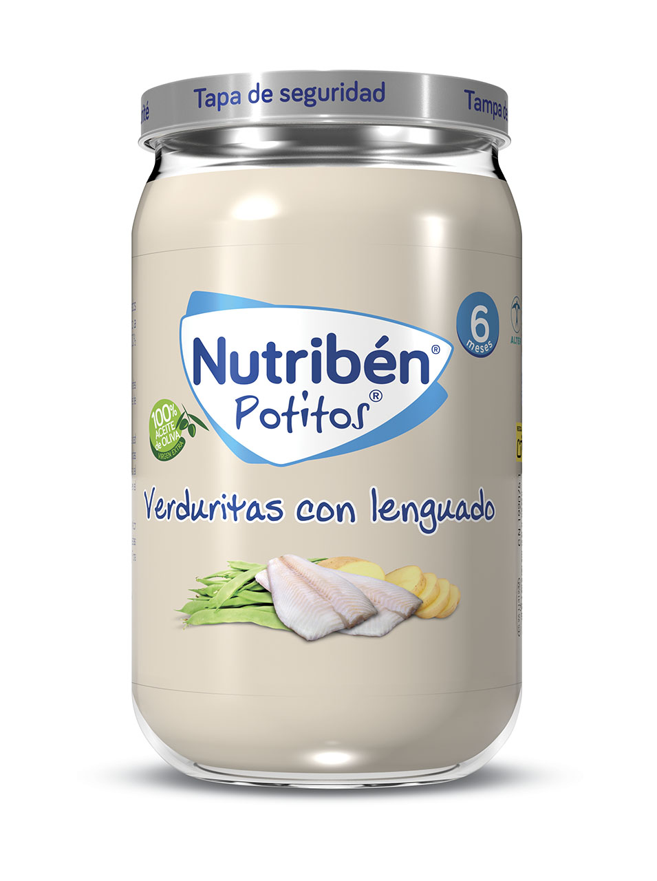 NUTRIBEN VERDURITAS CON LENGUADO 1 POTITO 235 G
