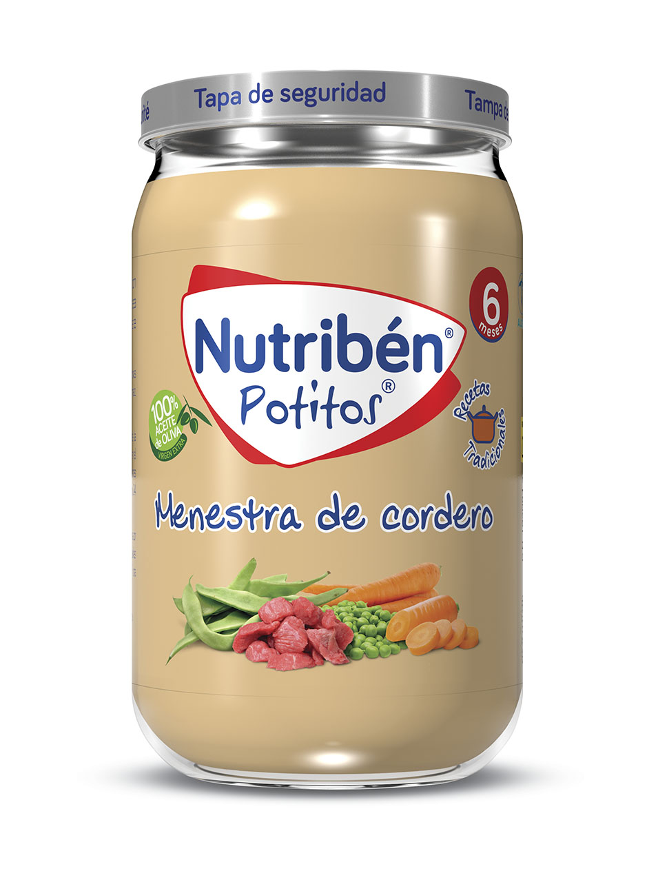 NUTRIBEN RECETAS TRADICIONALES MENESTRA DE CORDERO 1 POTITO 235 G