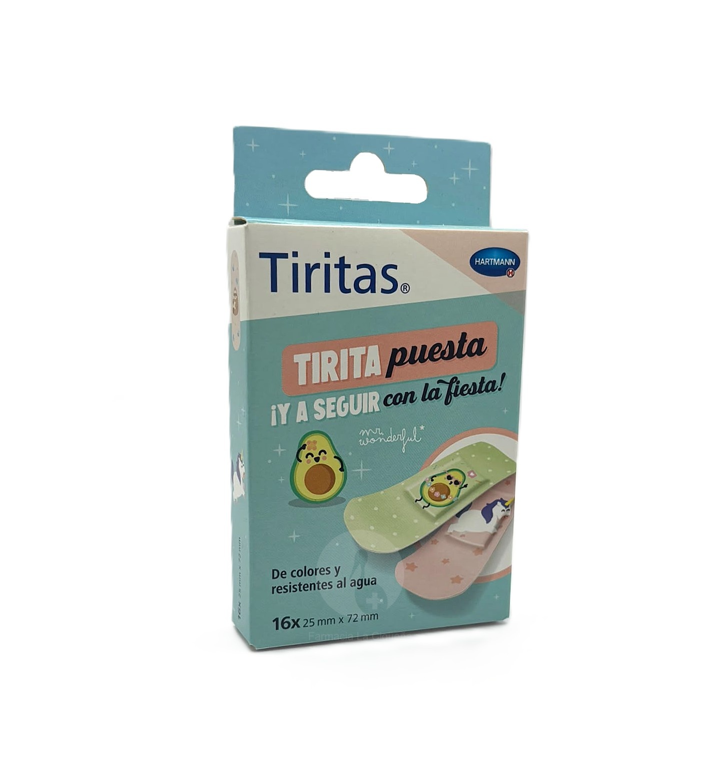TIRITAS MR. WONDERFUL APOSITO ADHESIVO 16 UNIDADES 72 MM X 25 MM