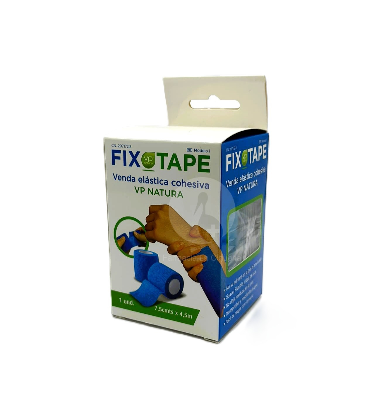 VP VENDA ELASTICA COHESIVA FIXOTAPE 1 UNIDAD 4,5 M X 7,5 CM