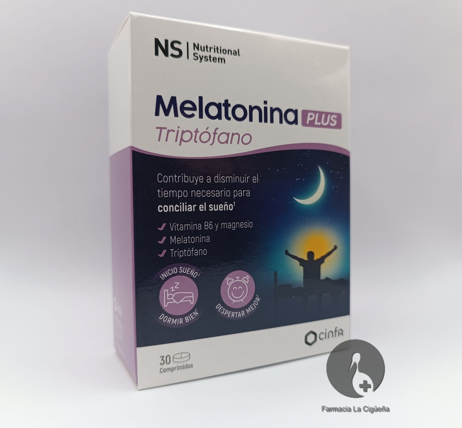 NS MELATONINA PLUS TRIPTOFANO 30 COMPRIMIDOS