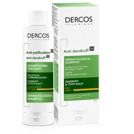 DERCOS TECHNIQUE ANTICASPA SECA 1 ENVASE 200 ML