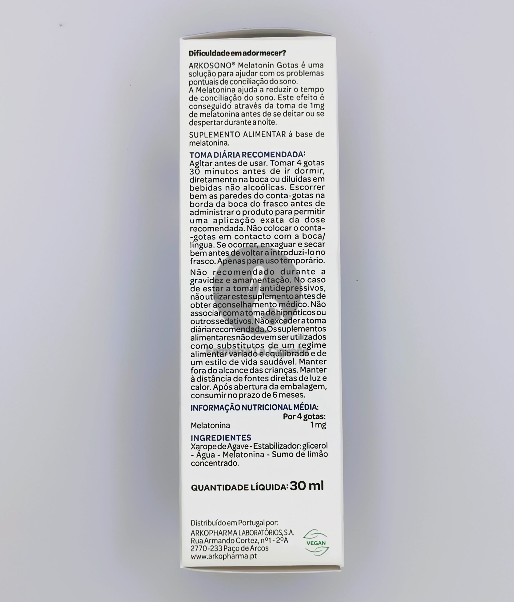 ARKOSUEÑO MELATONIN GOTAS 1 ENVASE 30 ML