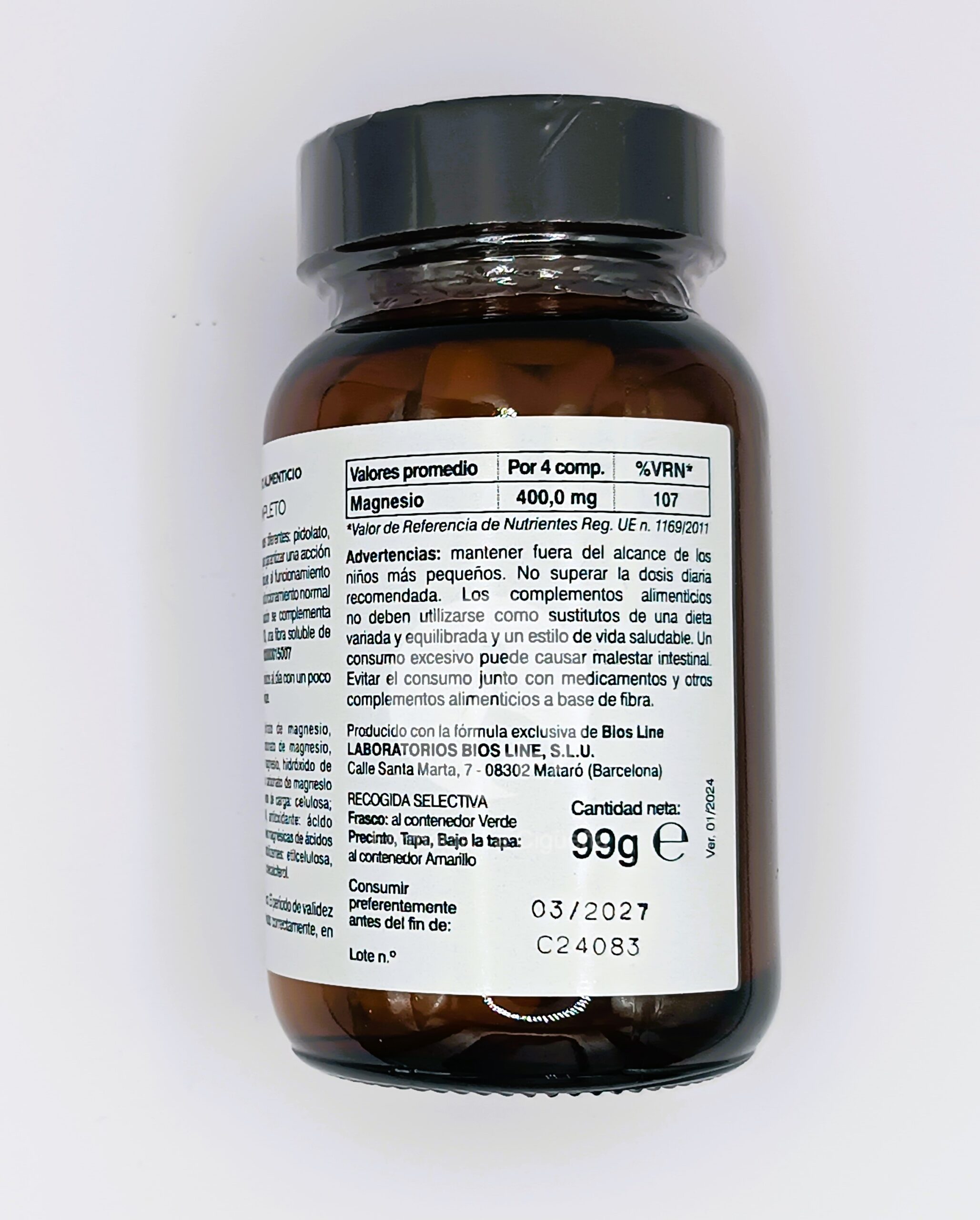 MAGNESIO COMPLETO PRINCIPIUM 90 COMPRIMIDOS