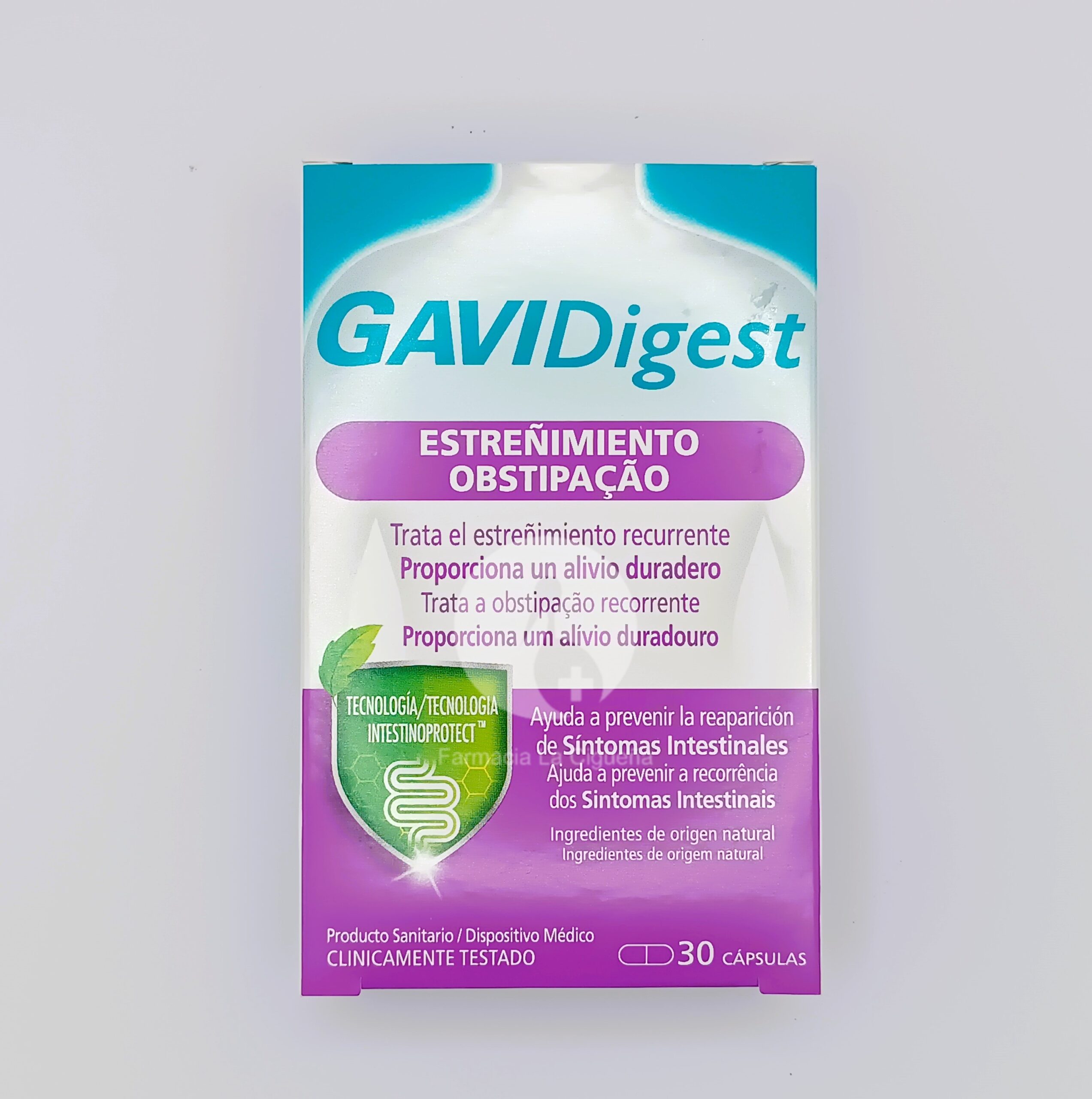 GAVIDIGEST ESTREÑIMIENTO 30 CAPSULAS