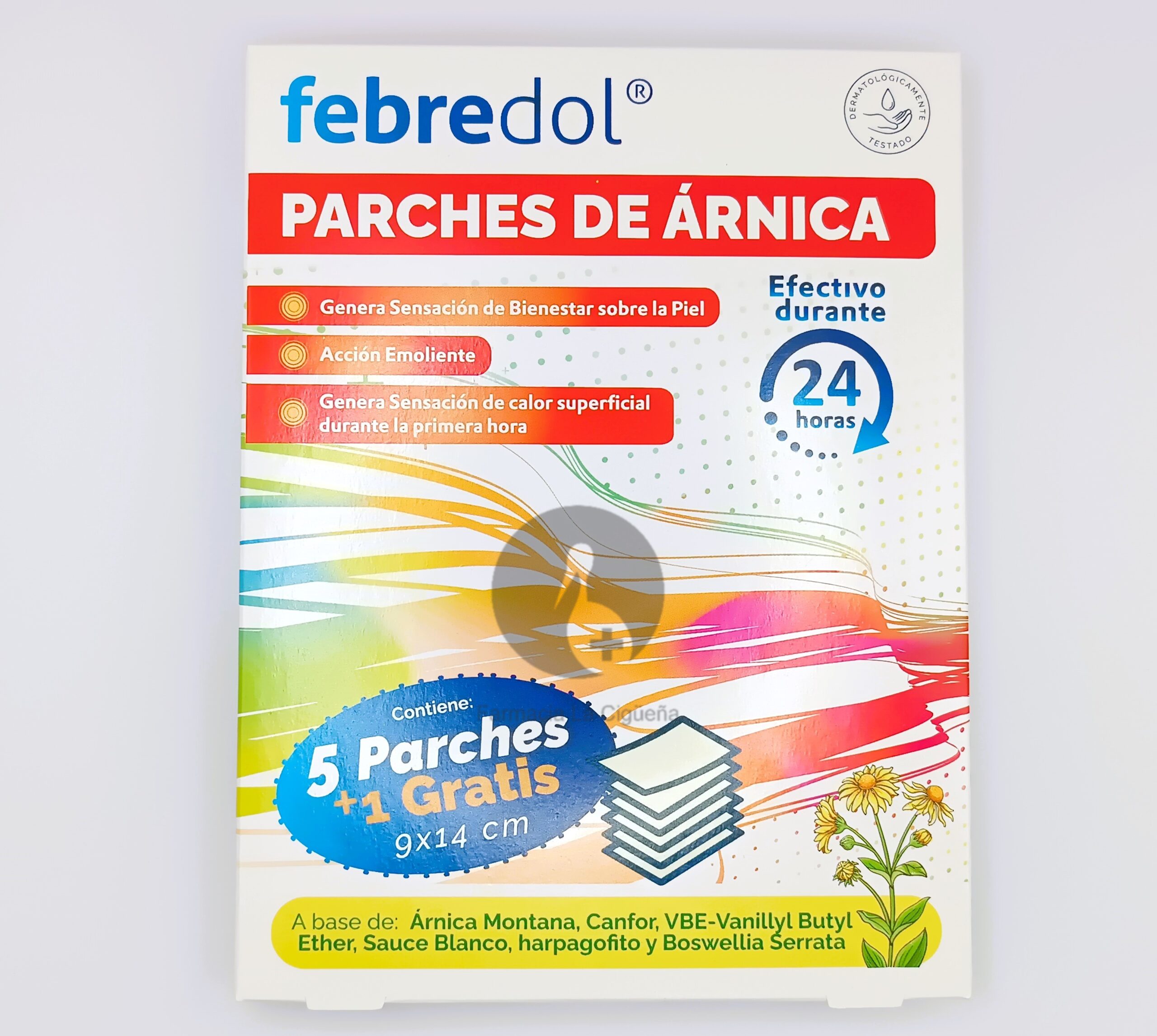 FEBREDOL PARCHES ARNICA CALOR 6 PARCHES