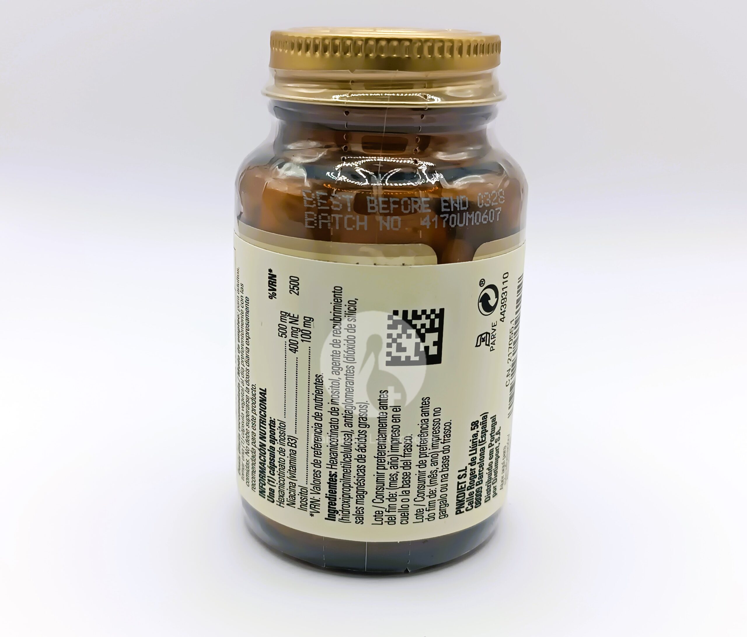 SOLGAR NIACINA NO RUBORIZANTE 500 MG  50CAP
